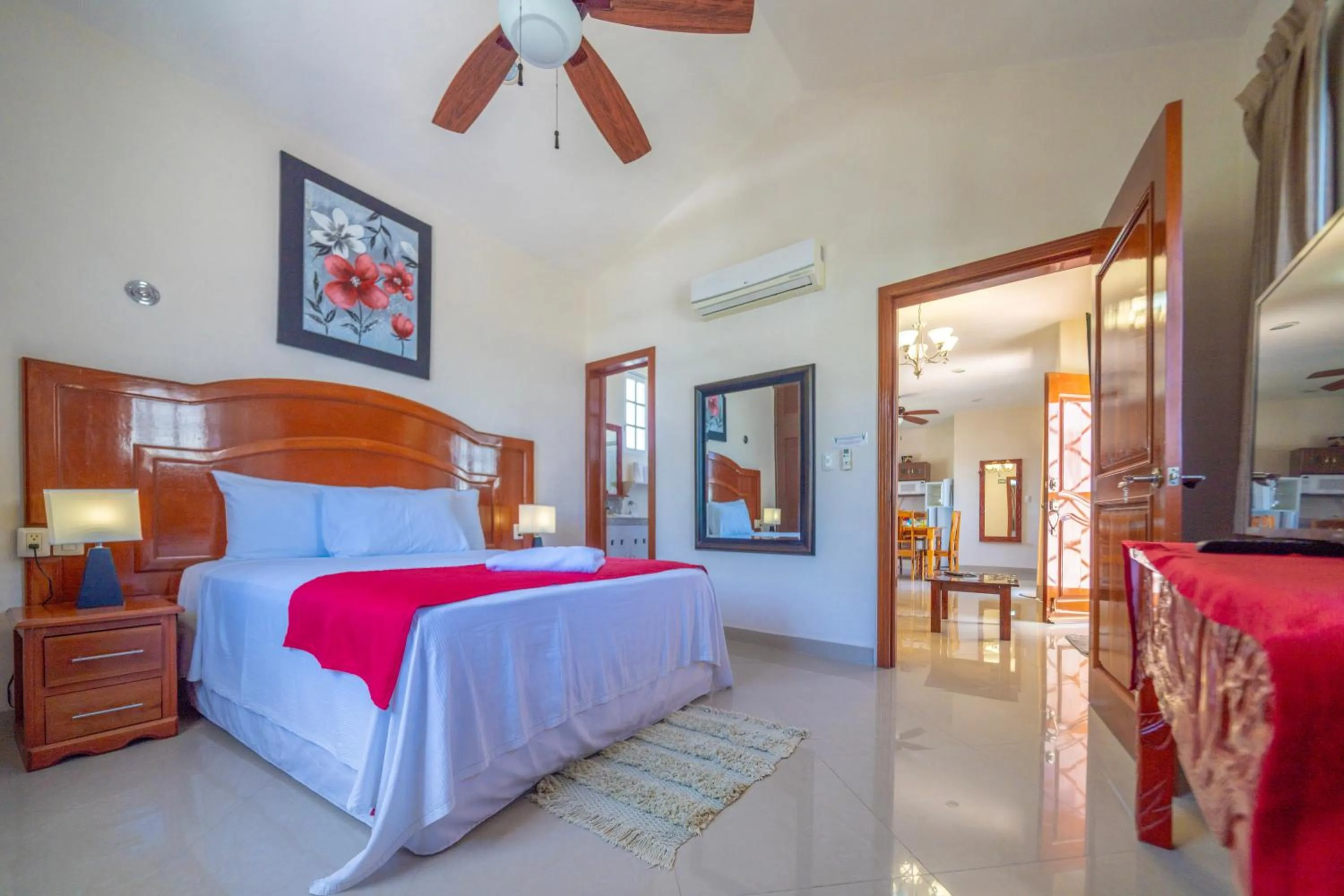 Bed in Villas Keh