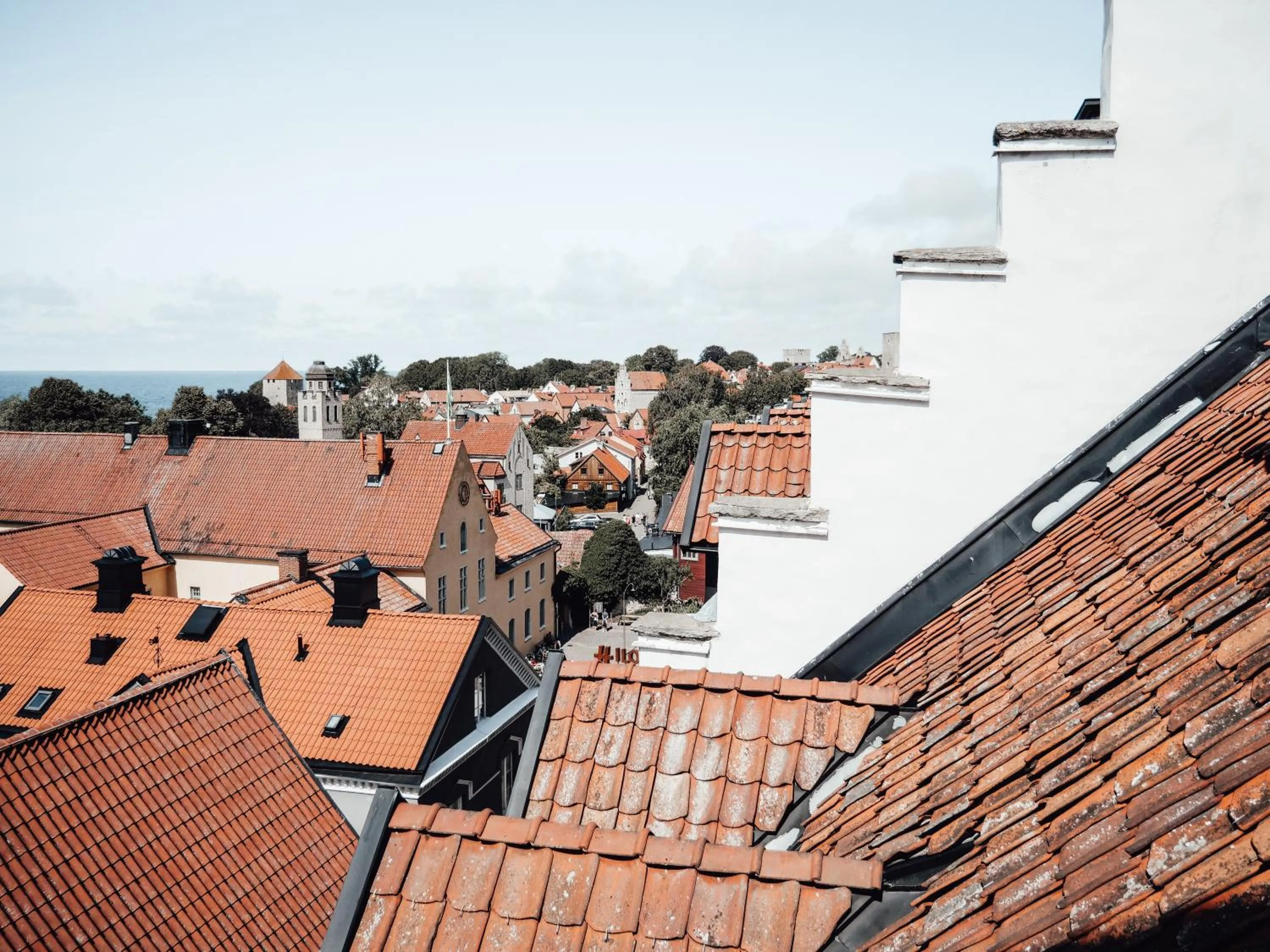 City view in Clarion Hotel Wisby