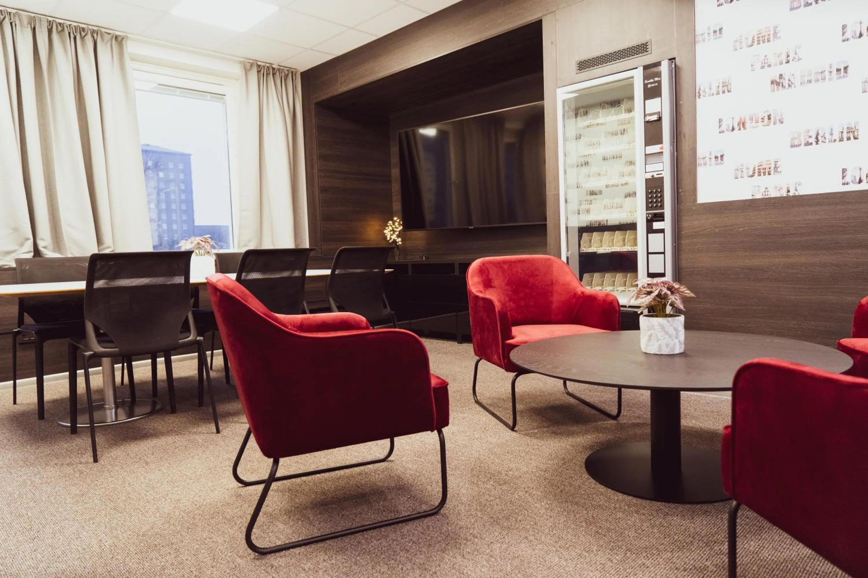 Seating area in Liljeholmens Stadshotell