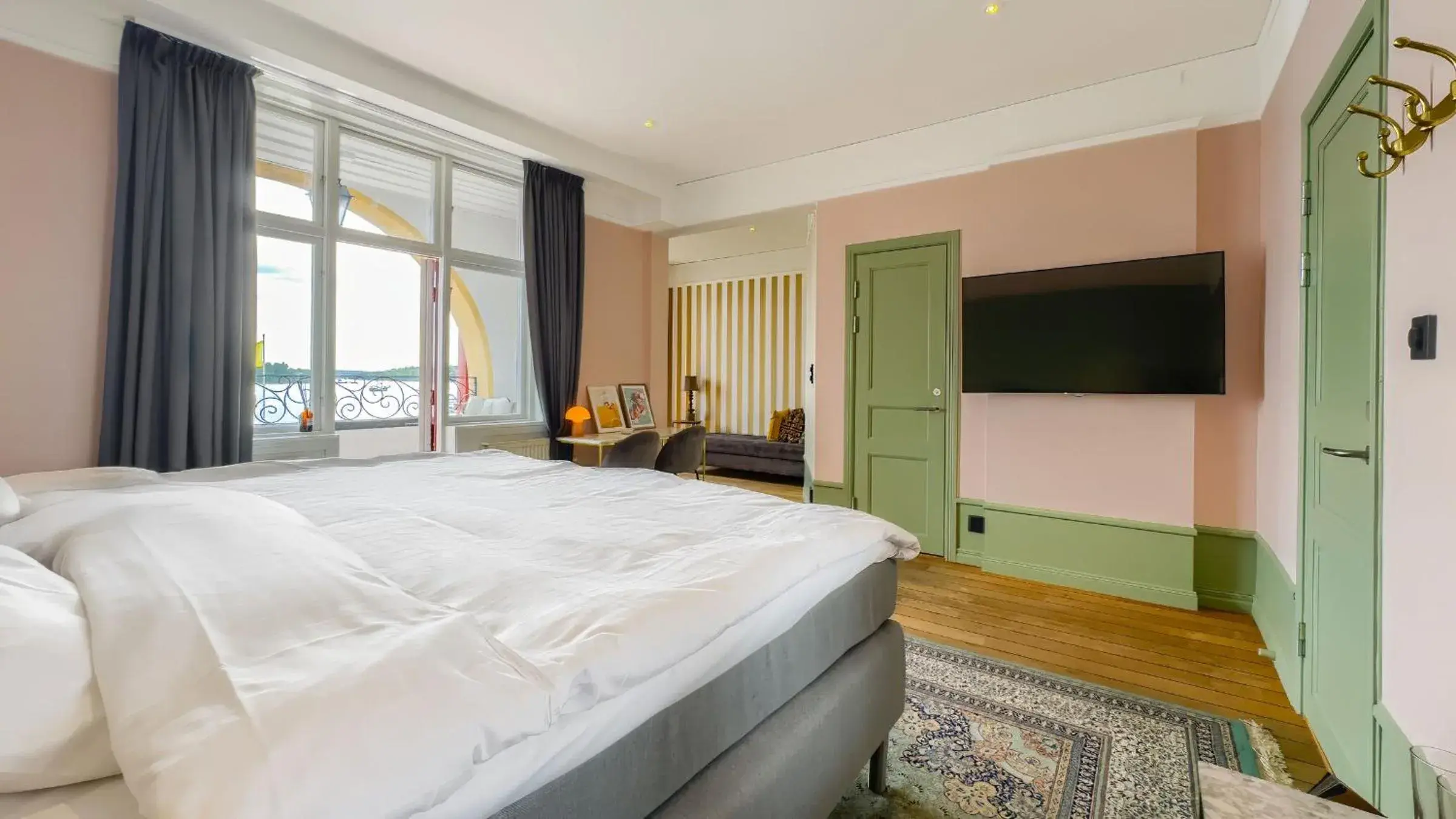 Bedroom, Bed in Waxholms Hotell Bedroom, Bed in Waxholms Hotell