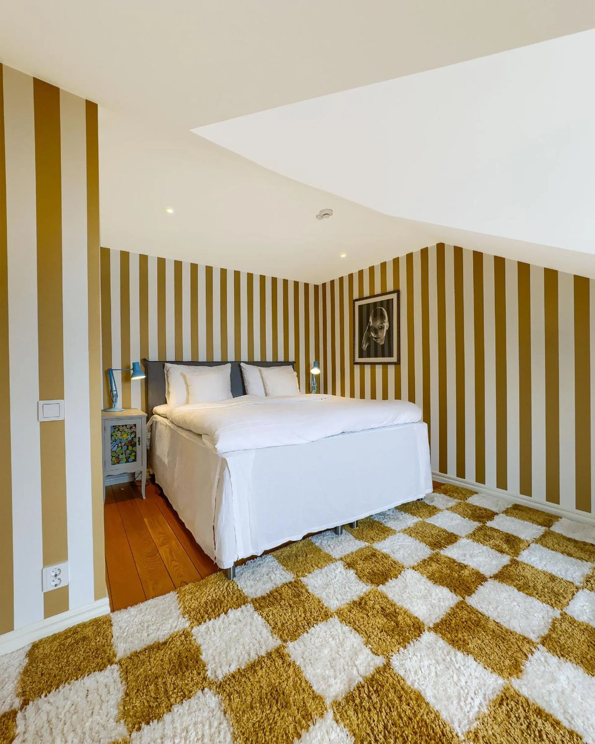 Bed in Waxholms Hotell