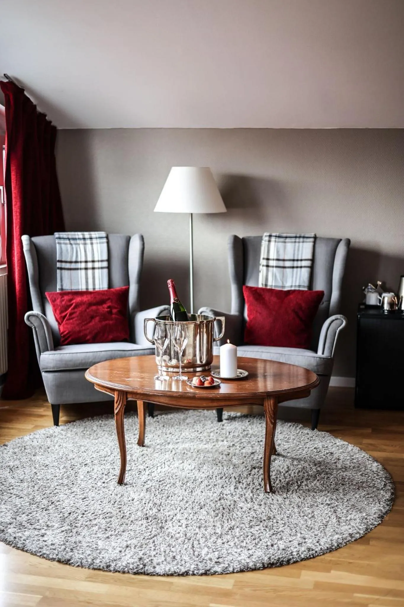 Seating area in First Hotel Statt Örnsköldsvik
