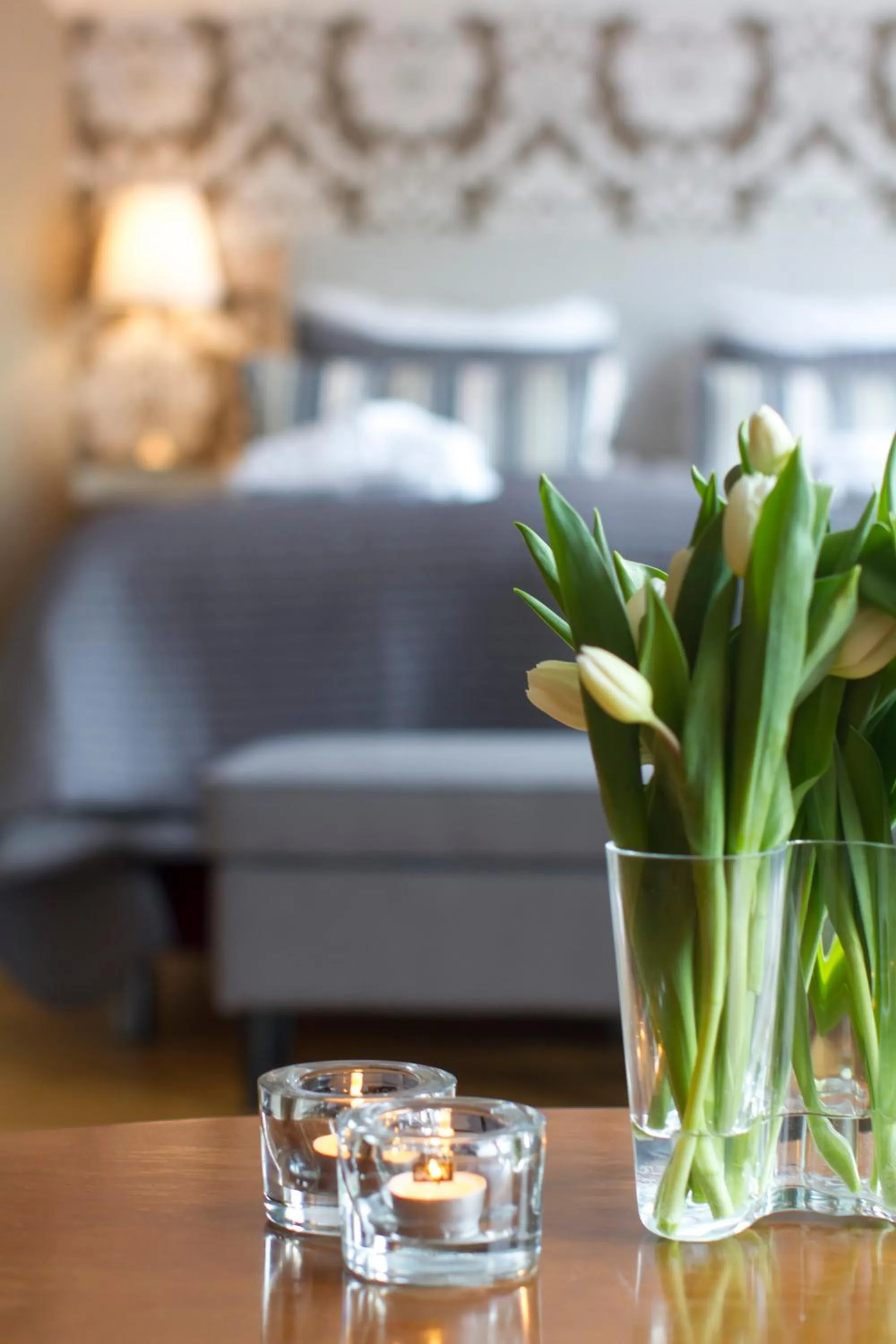 Decorative detail, Bed in First Hotel Statt Örnsköldsvik