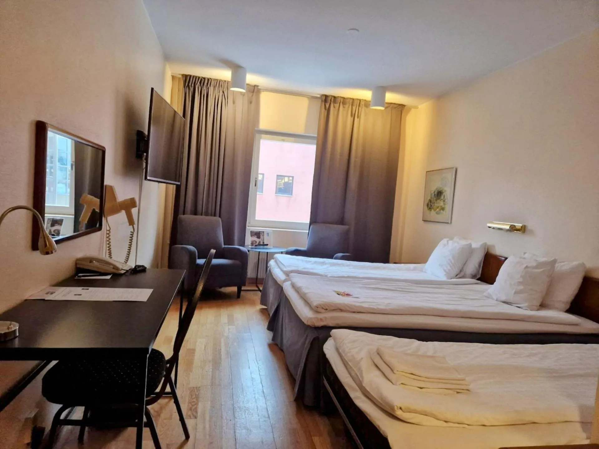 Photo of the whole room, Bed in First Hotel Statt Örnsköldsvik