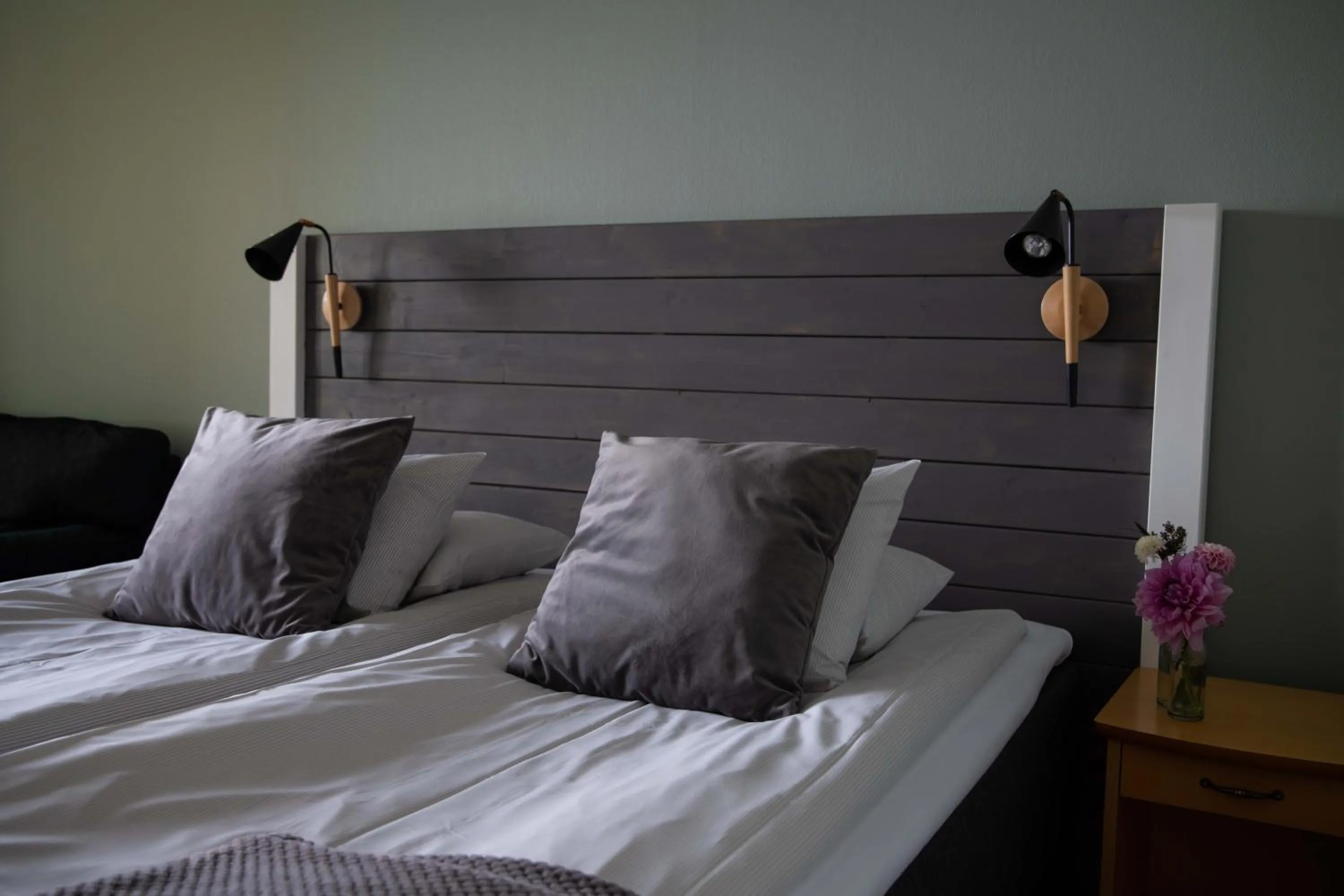 Bed in Hotel Ullinge