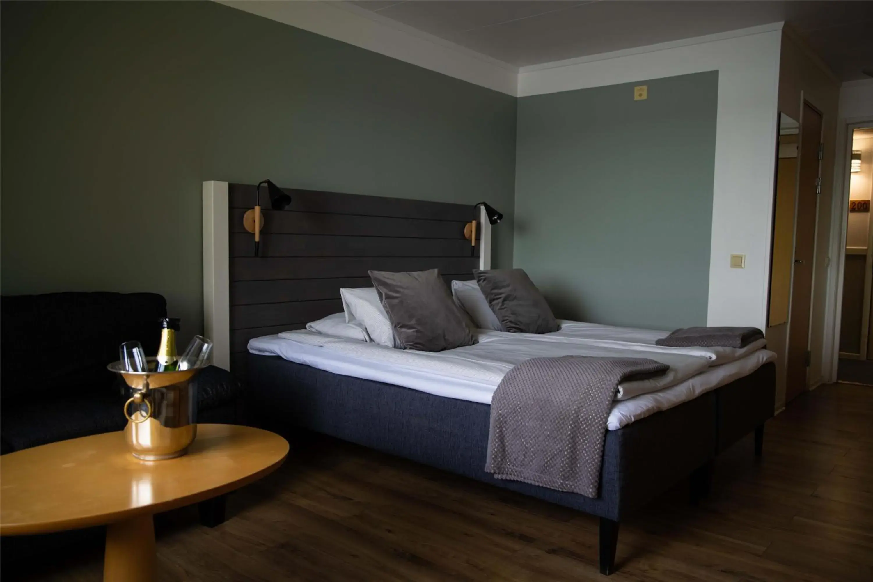 Bedroom, Bed in Hotel Ullinge Bedroom, Bed in Hotel Ullinge