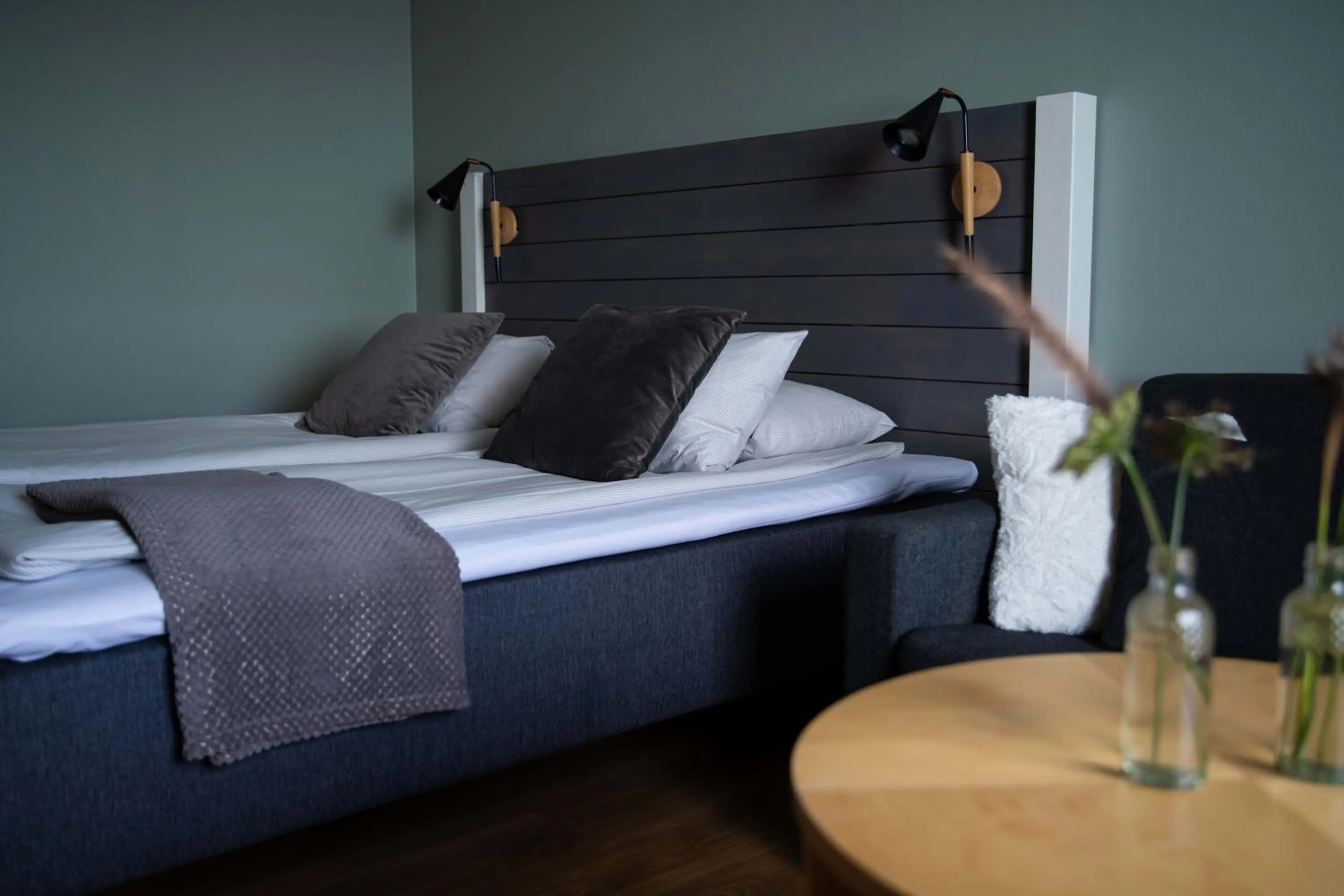 Bedroom, Bed in Hotel Ullinge