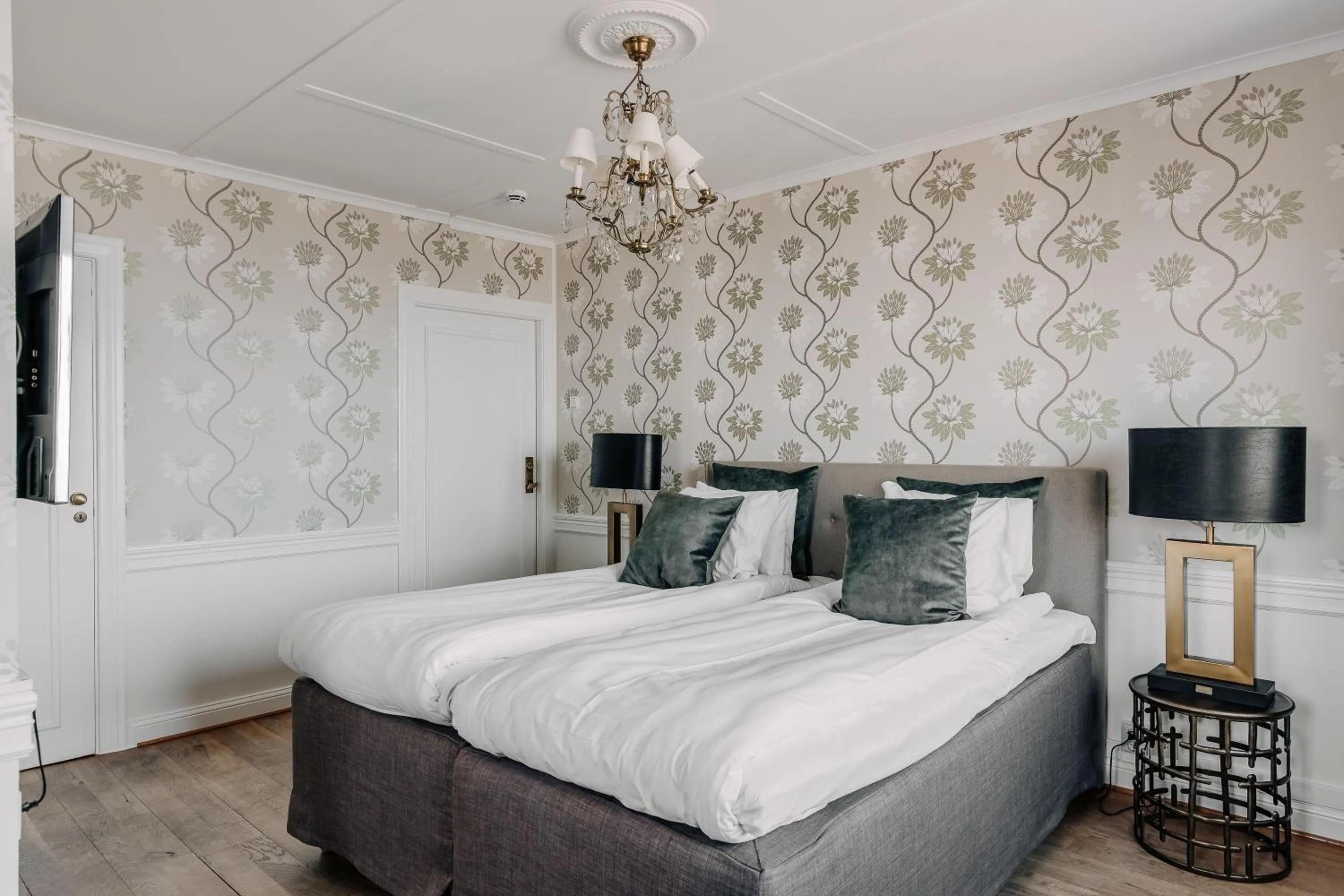 Bed in Hotel Gyllene Uttern