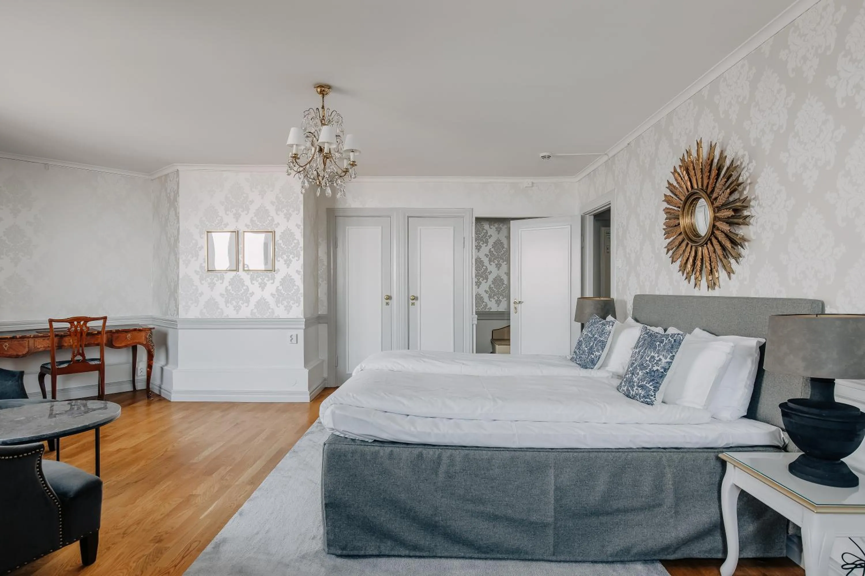 Bed in Hotel Gyllene Uttern