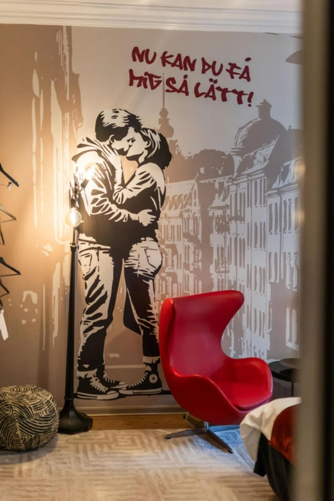 Decorative detail in Hotell Onyxen, boutique- & lifestyle, Adults Only