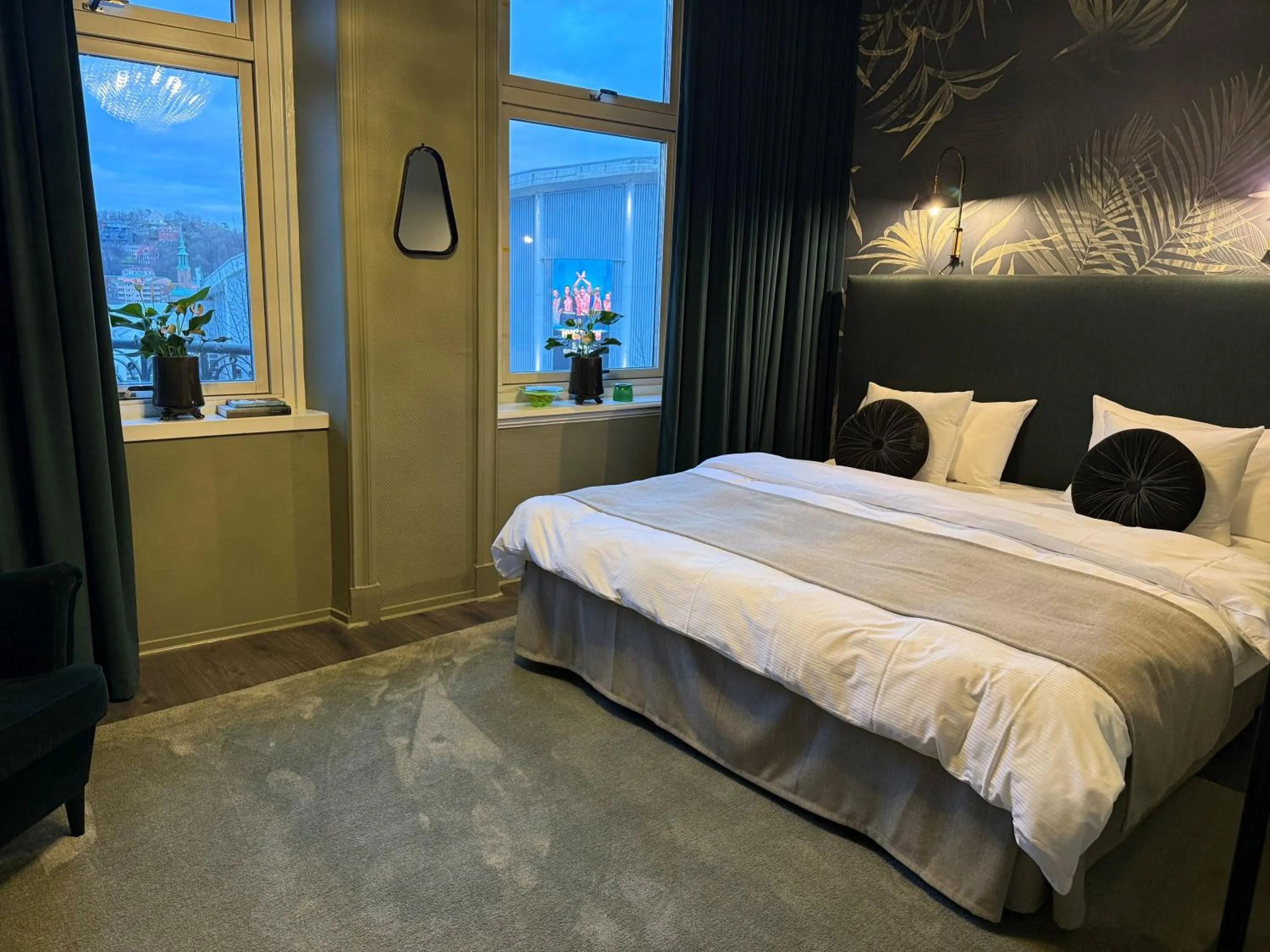 View (from property/room), Bed in Hotell Onyxen, boutique- & lifestyle, Adults Only