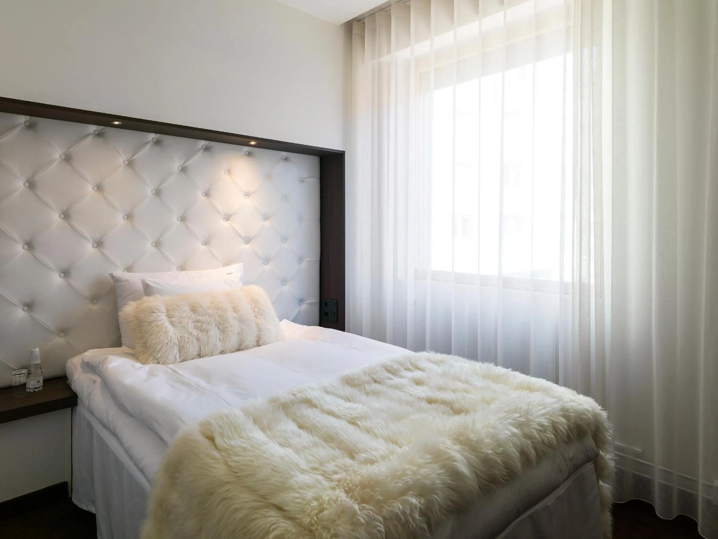 Bed in Hotel Riverton