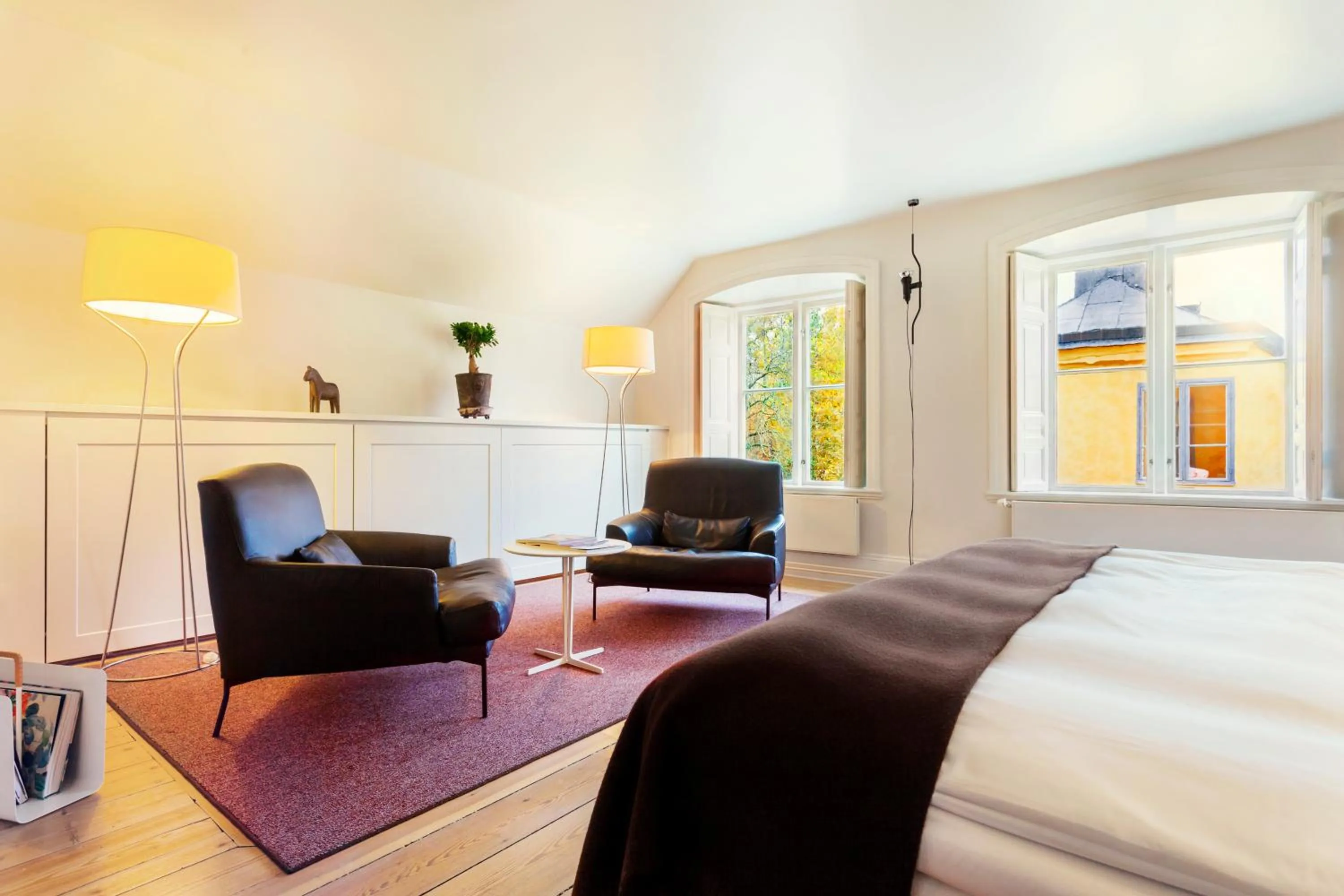 Seating area, Bed in Hotel Skeppsholmen, Stockholm, a Member of Design Hotels
