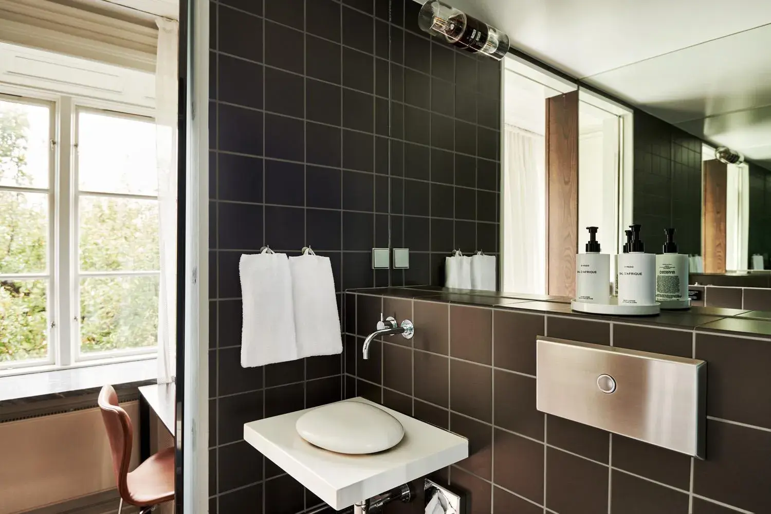 Bathroom in Hotel Skeppsholmen, Stockholm, a Member of Design Hotels Bathroom in Hotel Skeppsholmen, Stockholm, a Member of Design Hotels