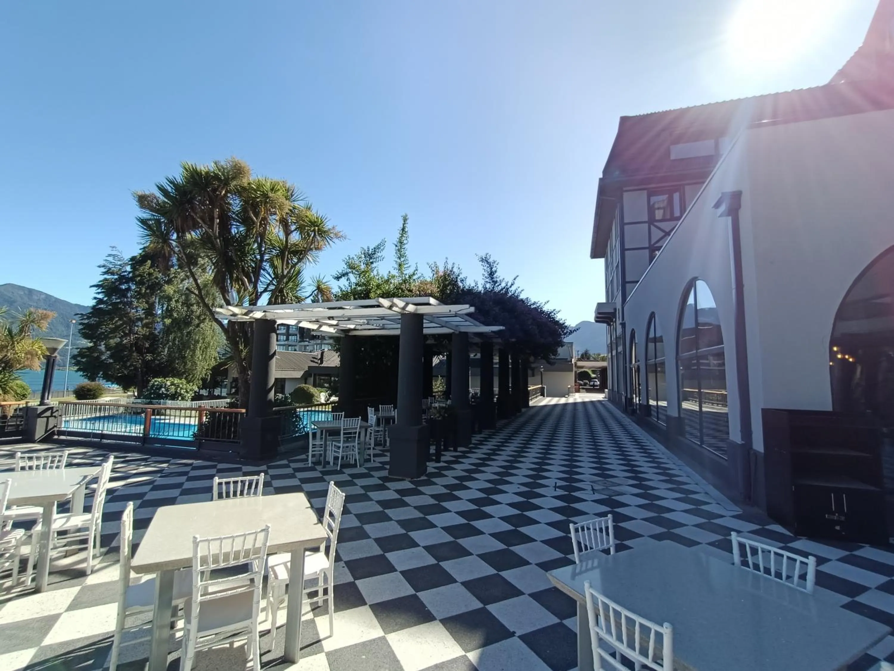 Balcony/Terrace in Apart Enjoy Pucón