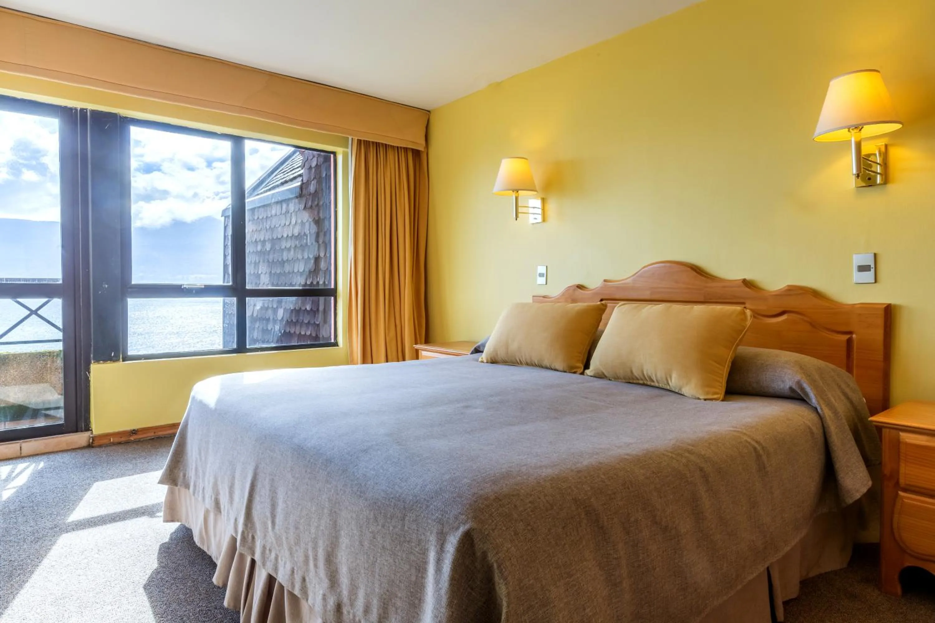 Bedroom, Bed in Apart Enjoy Pucón