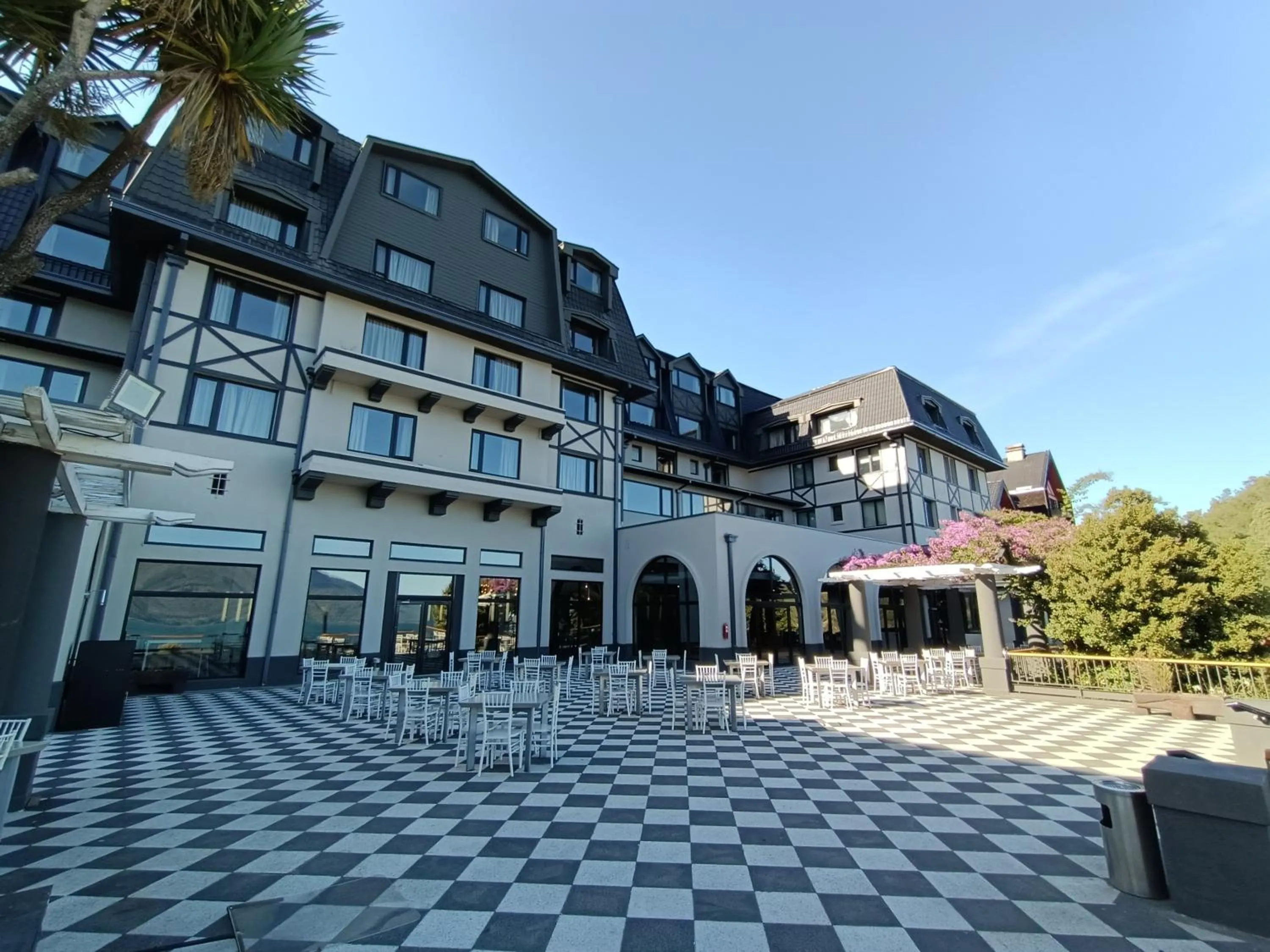 Balcony/Terrace in Apart Enjoy Pucón