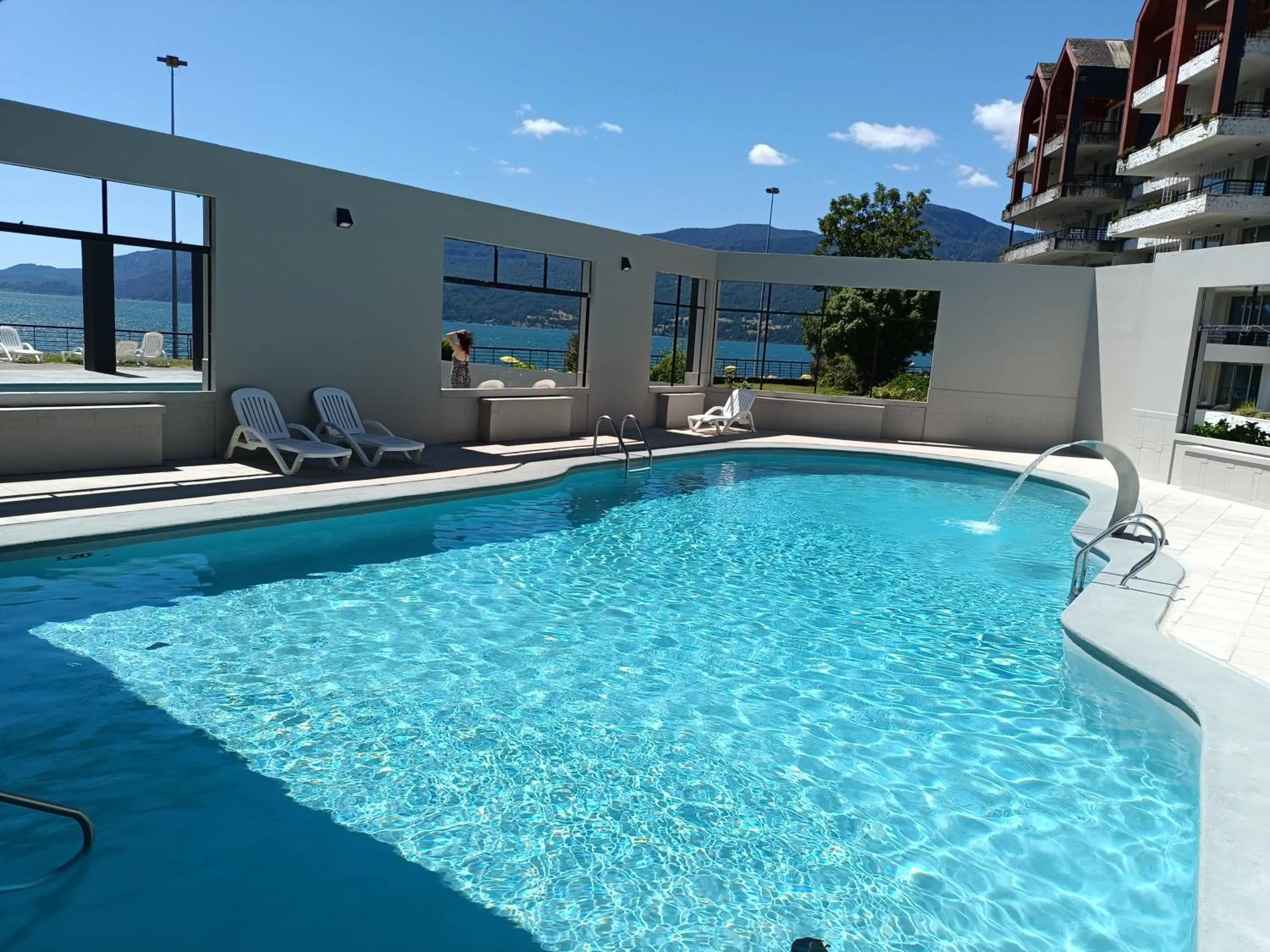 Swimming pool in Apart Enjoy Pucón