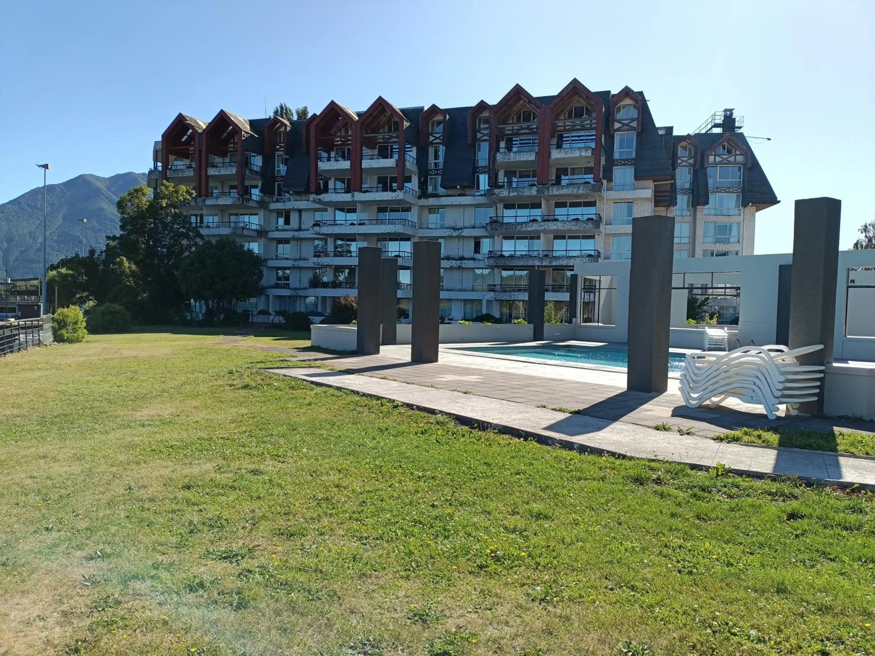 Property building in Apart Enjoy Pucón