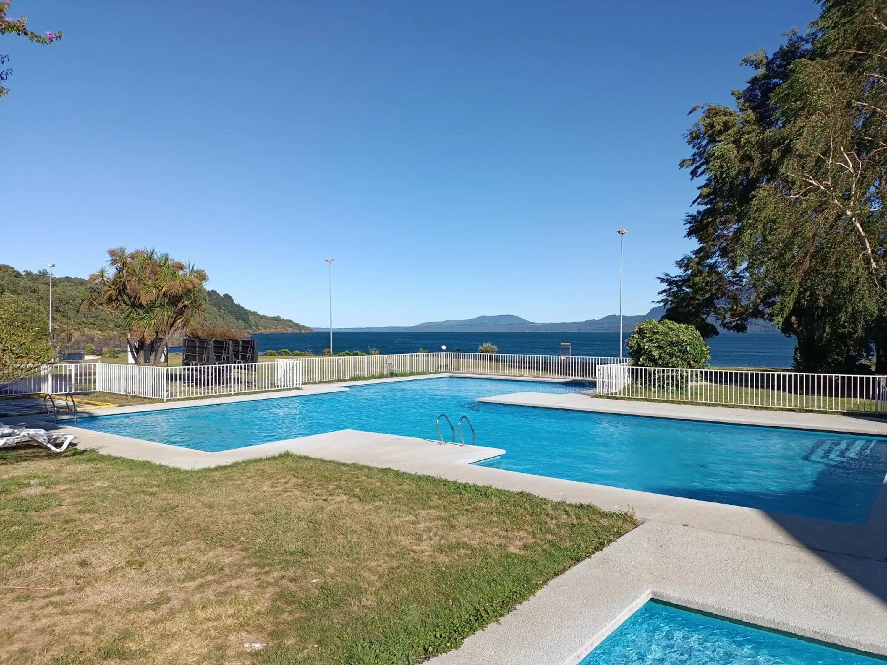 Swimming pool in Apart Enjoy Pucón