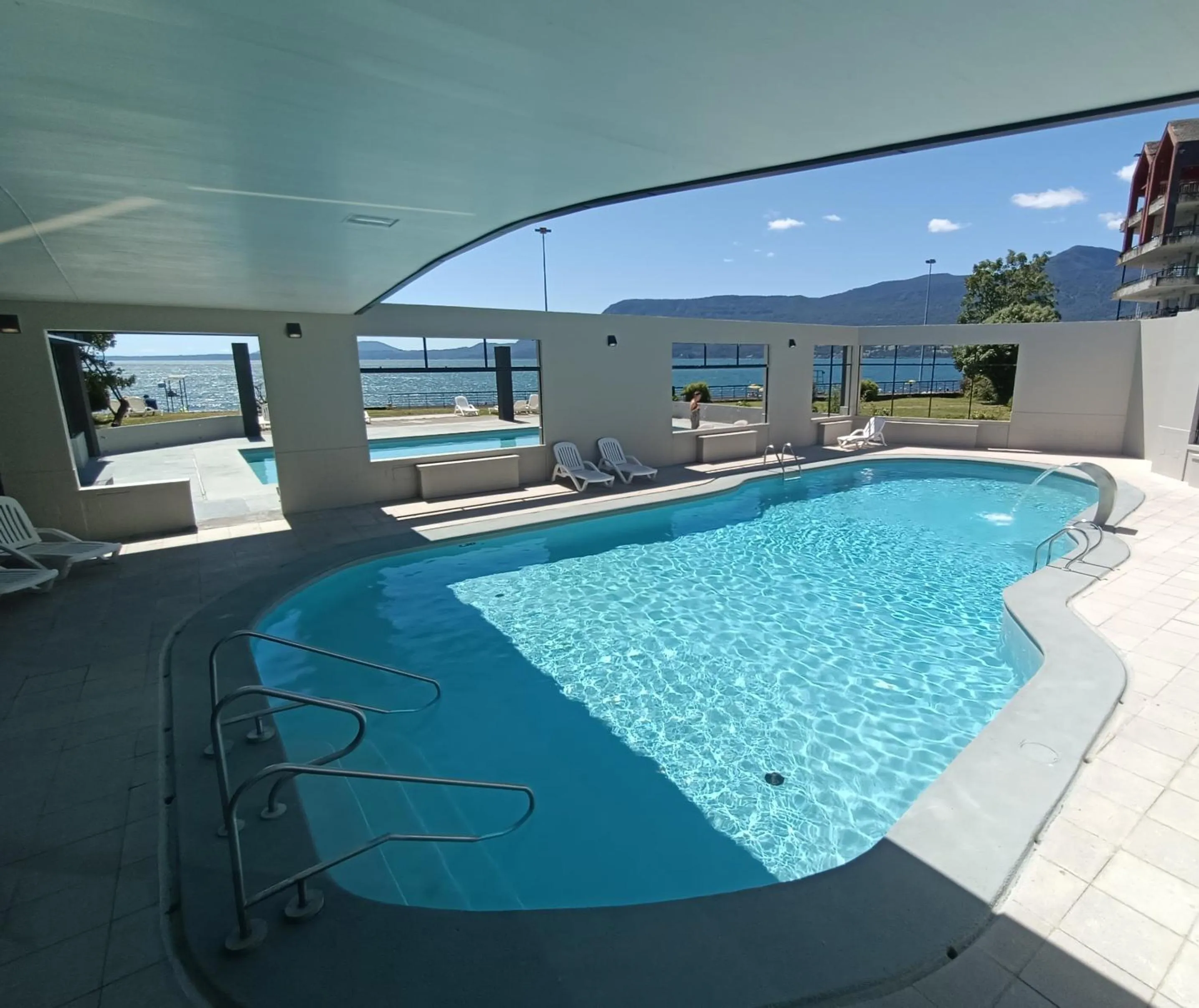 Swimming pool in Apart Enjoy Pucón