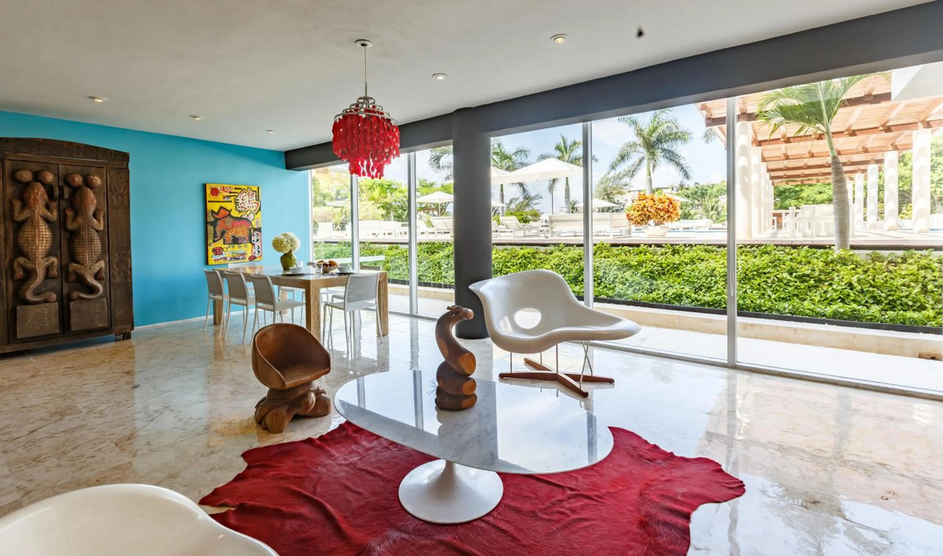 Living room in Magia Beachside Condo