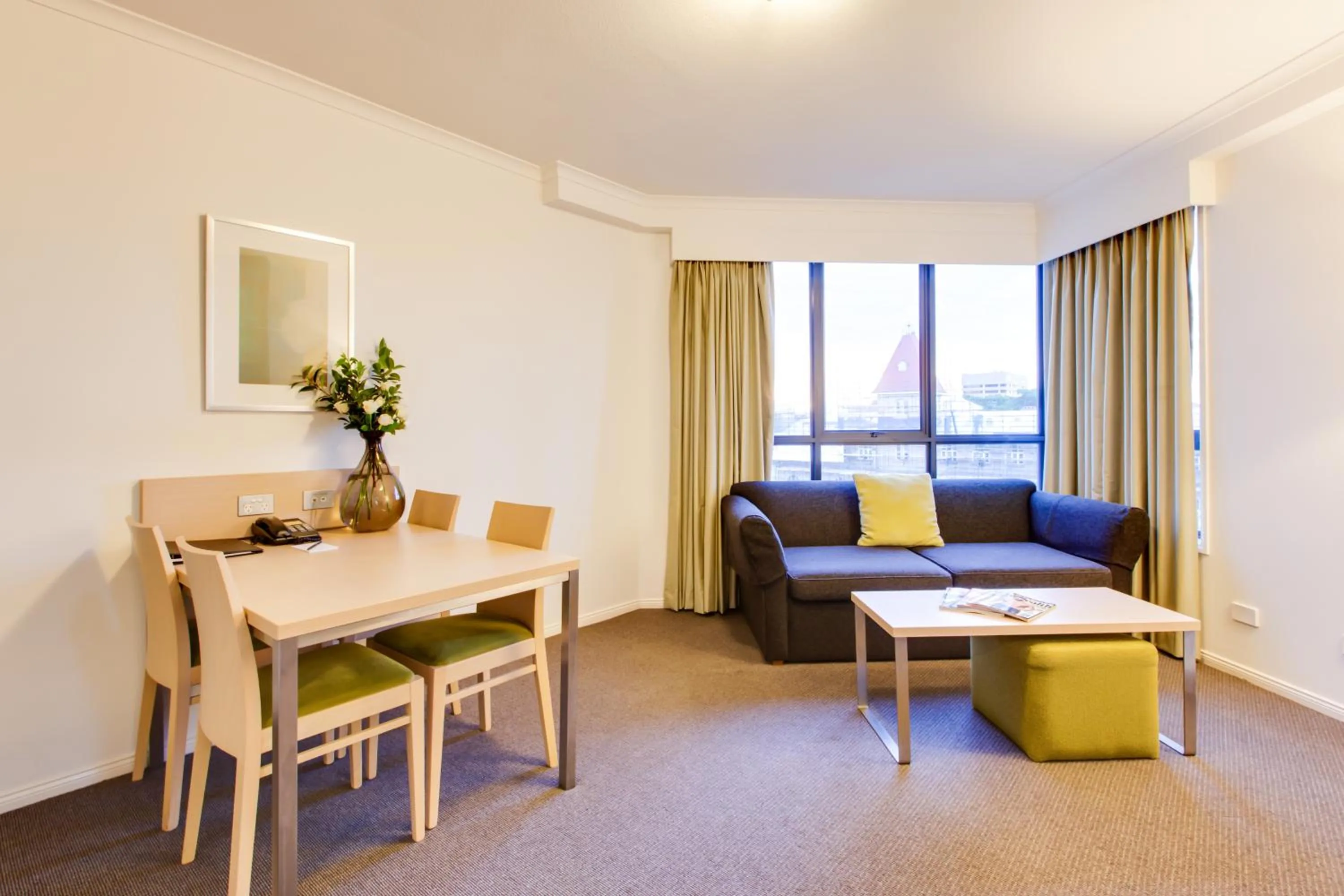Living room, Seating Area in Oakwood Hotel & Apartments Brisbane