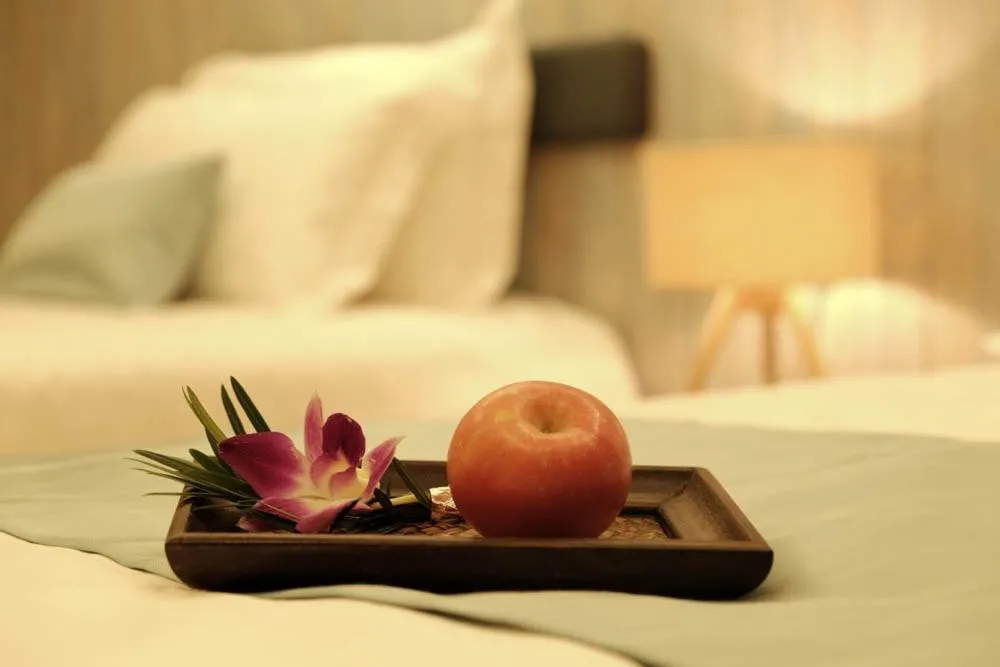 Food, Bed in Sojourn Spa Hotel