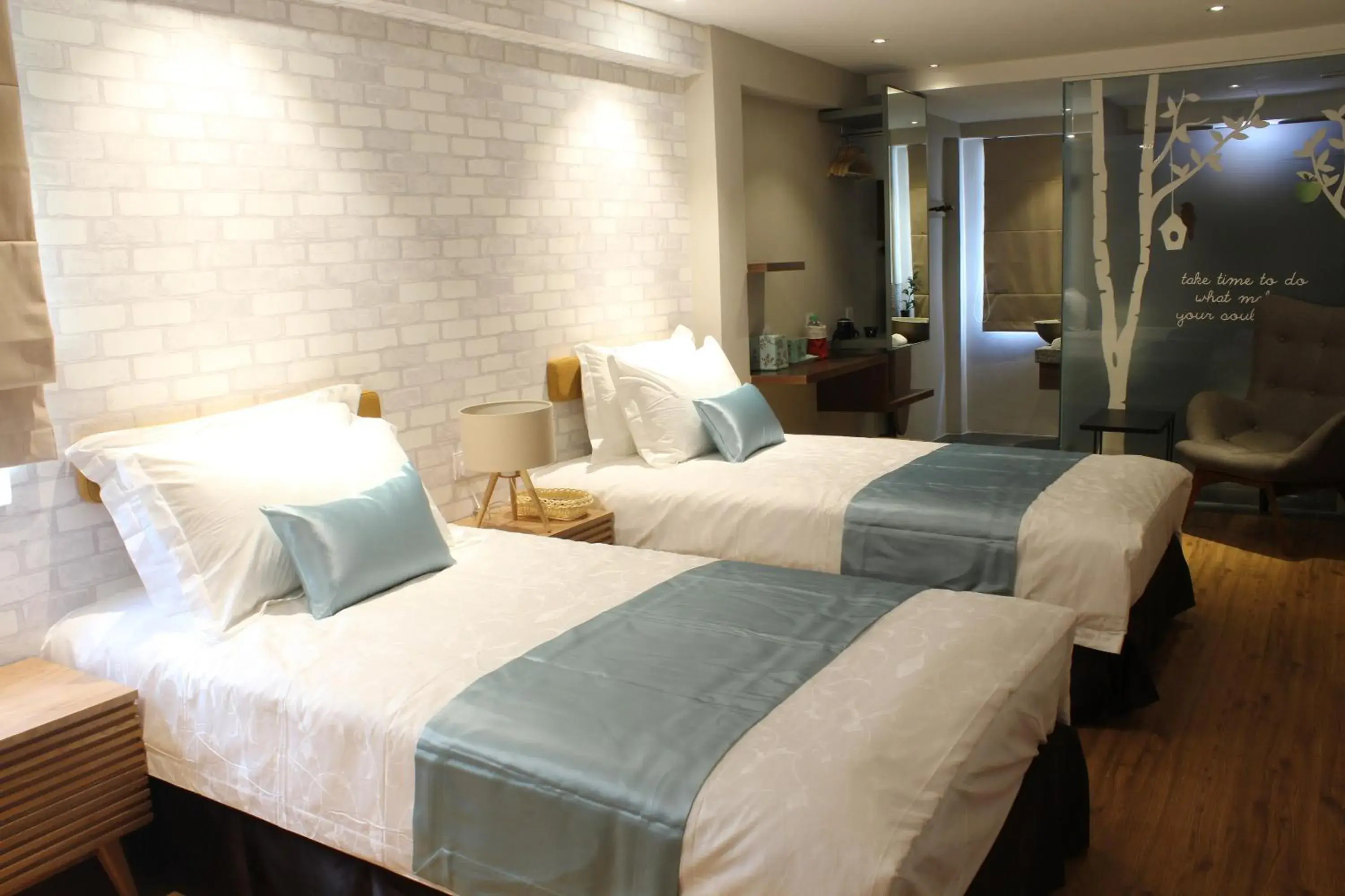 Bed in Sojourn Spa Hotel Bed in Sojourn Spa Hotel