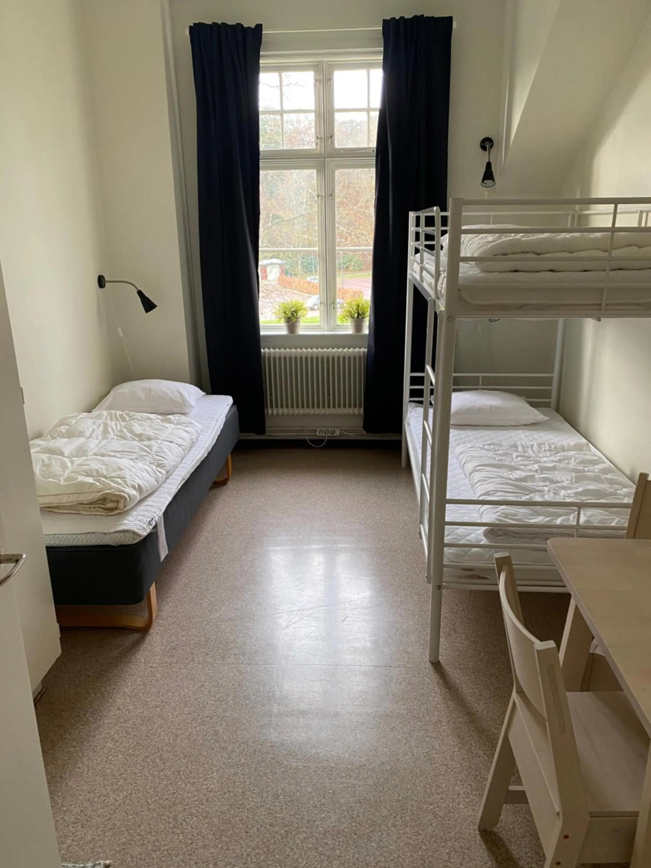 Bed in Ronneby Brunnspark Vandrarhem och B&B
