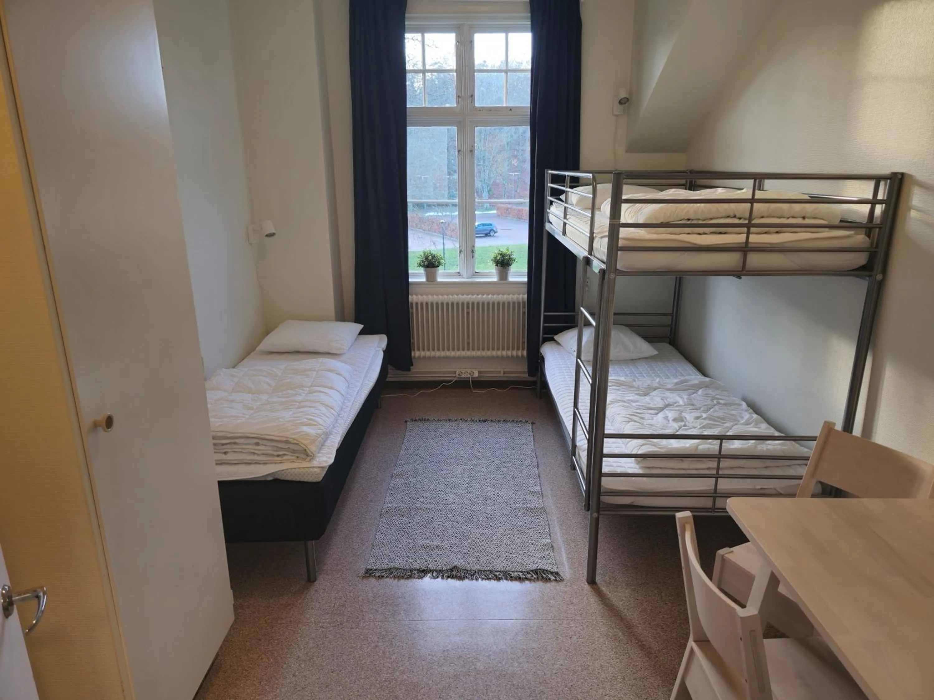 Bed in Ronneby Brunnspark Vandrarhem och B&B