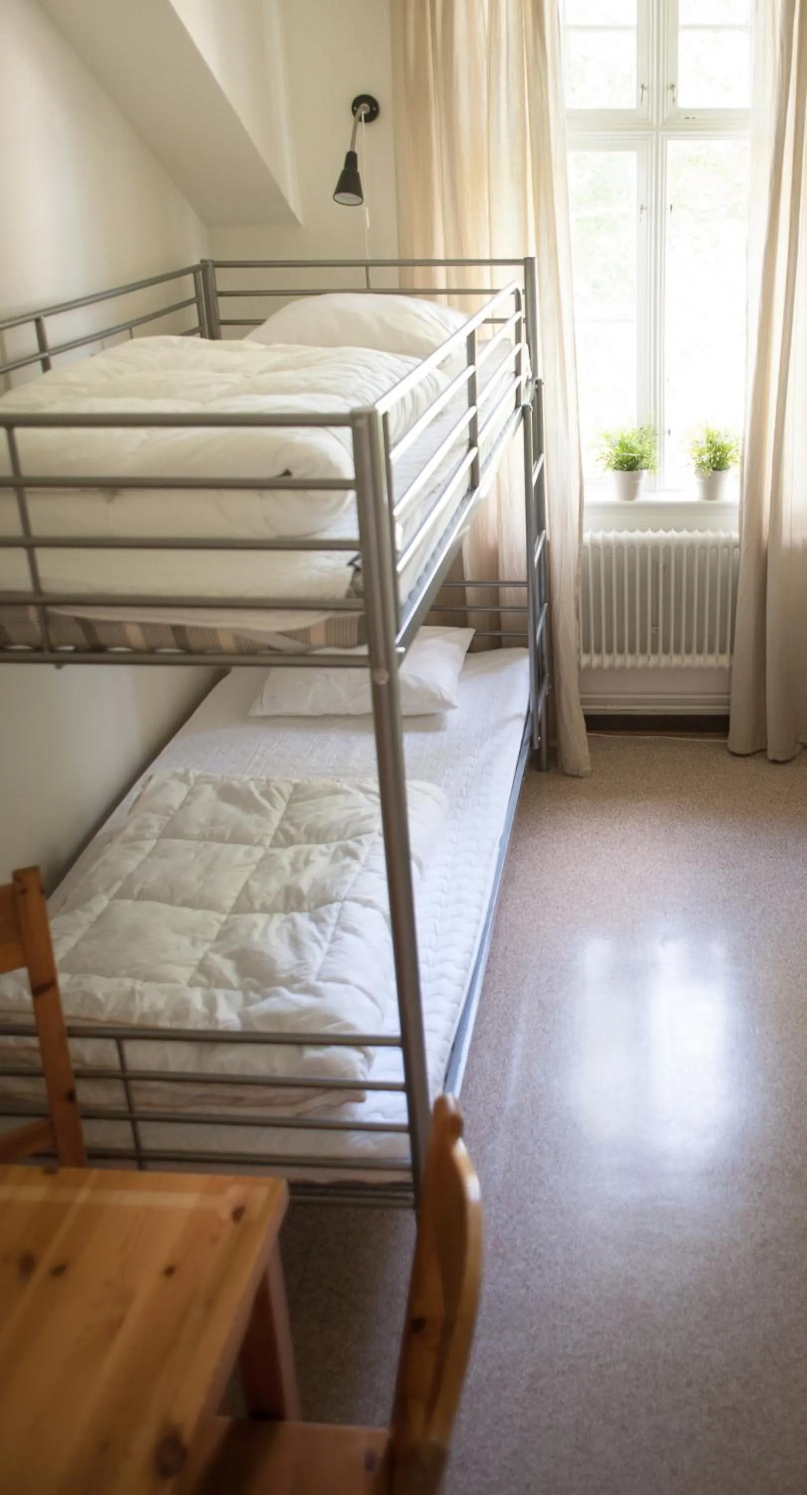 Bed in Ronneby Brunnspark Vandrarhem och B&B