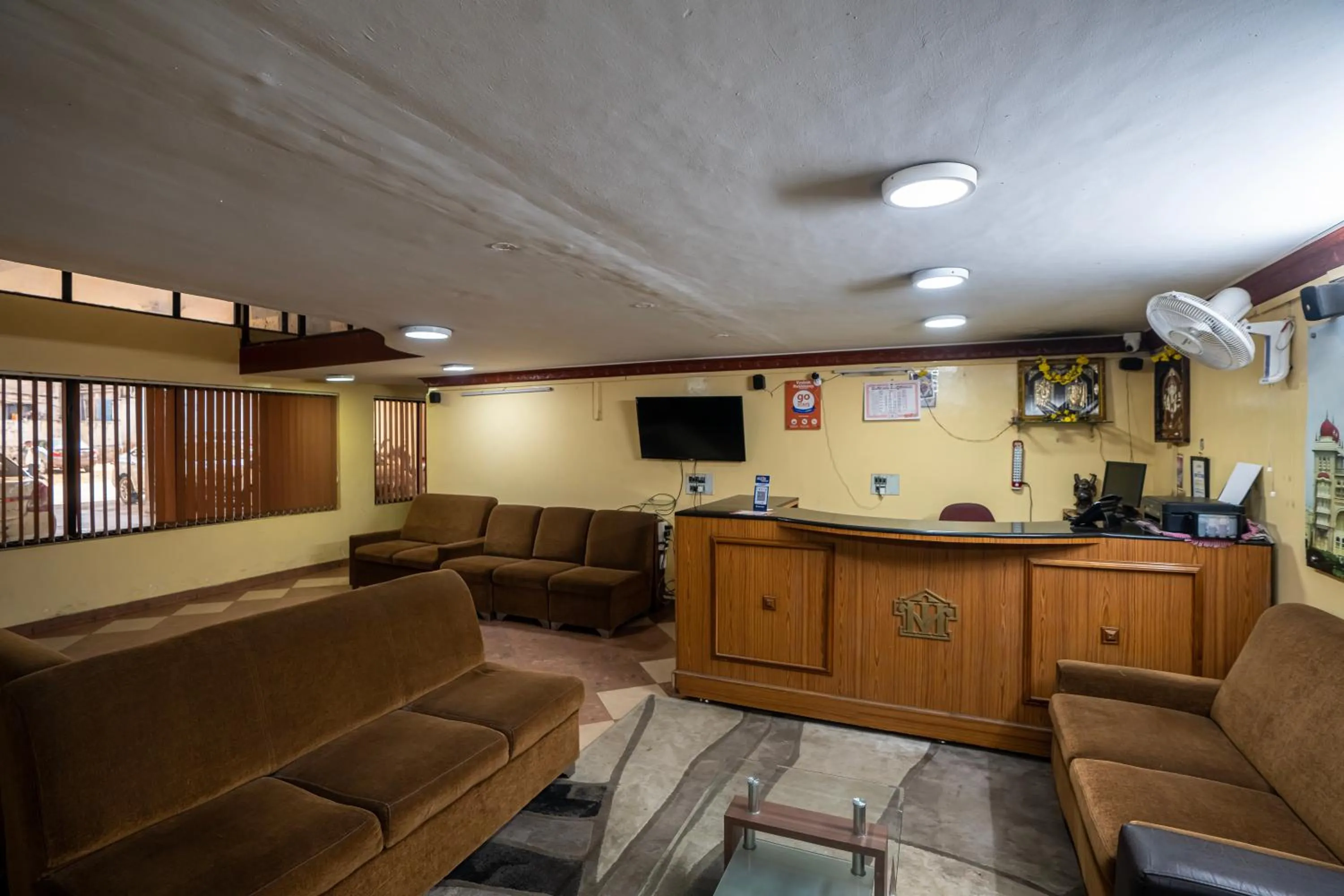 Lobby or reception in Hotel Vyshak residency