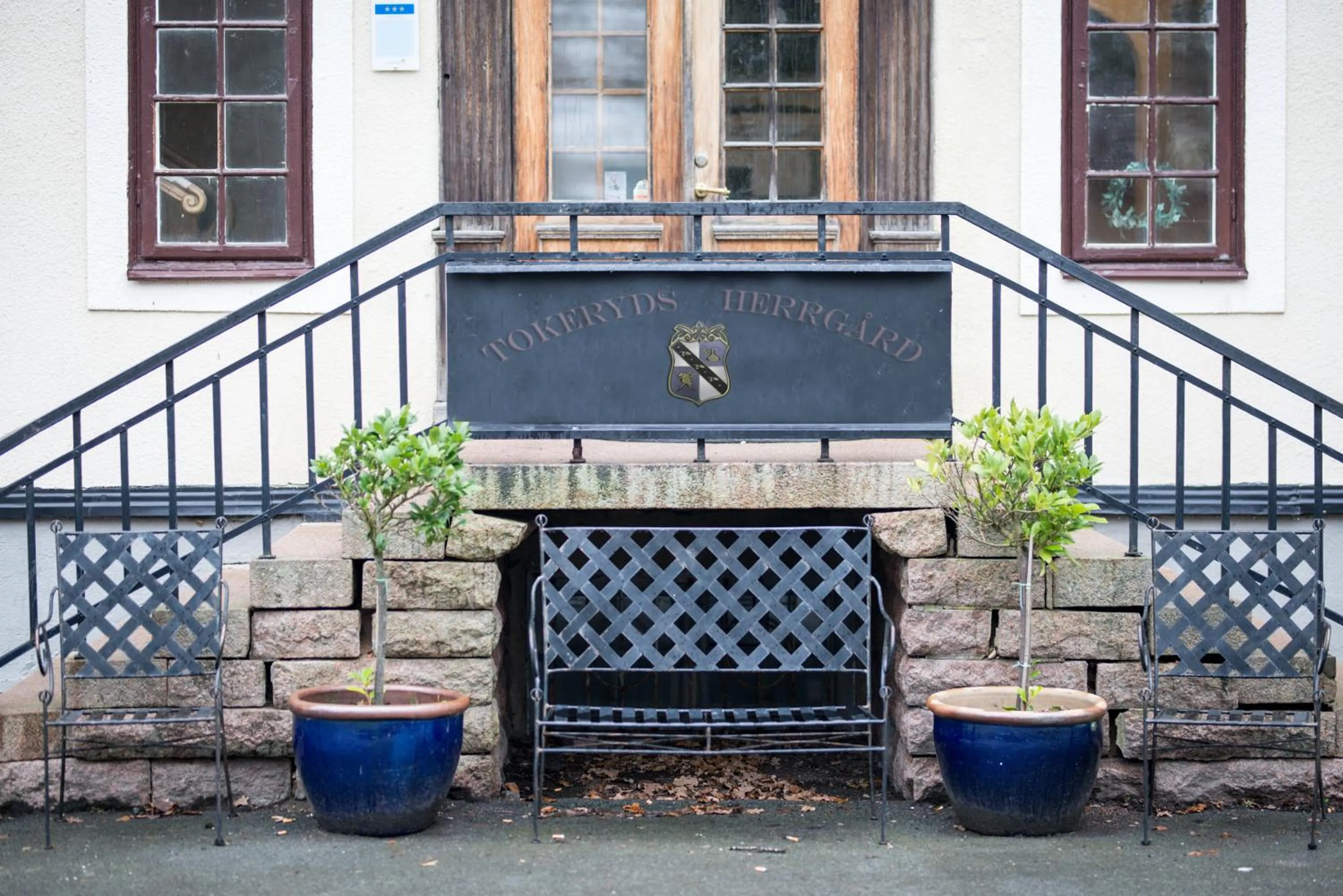 Facade/entrance in Tokeryds Herrgård