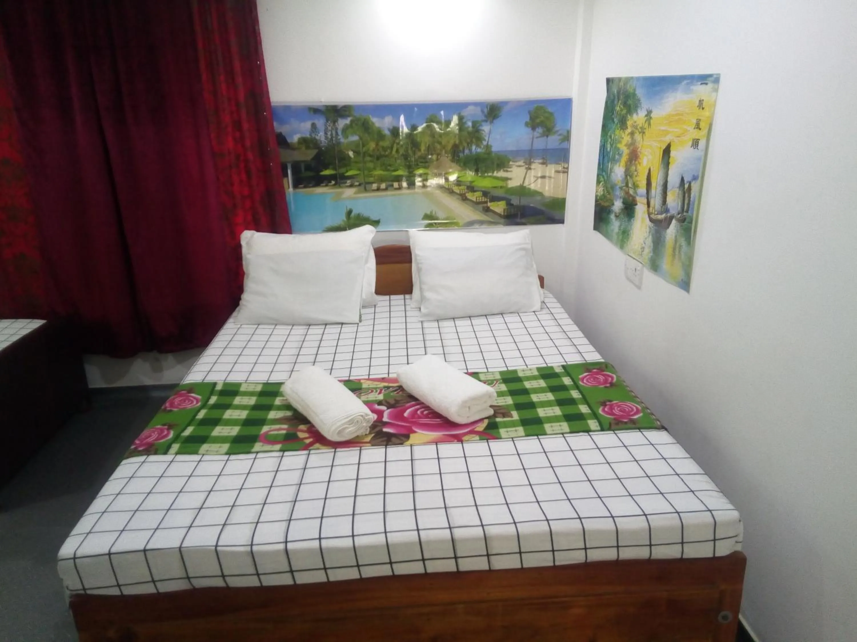 Bed in Erandi Holiday Home