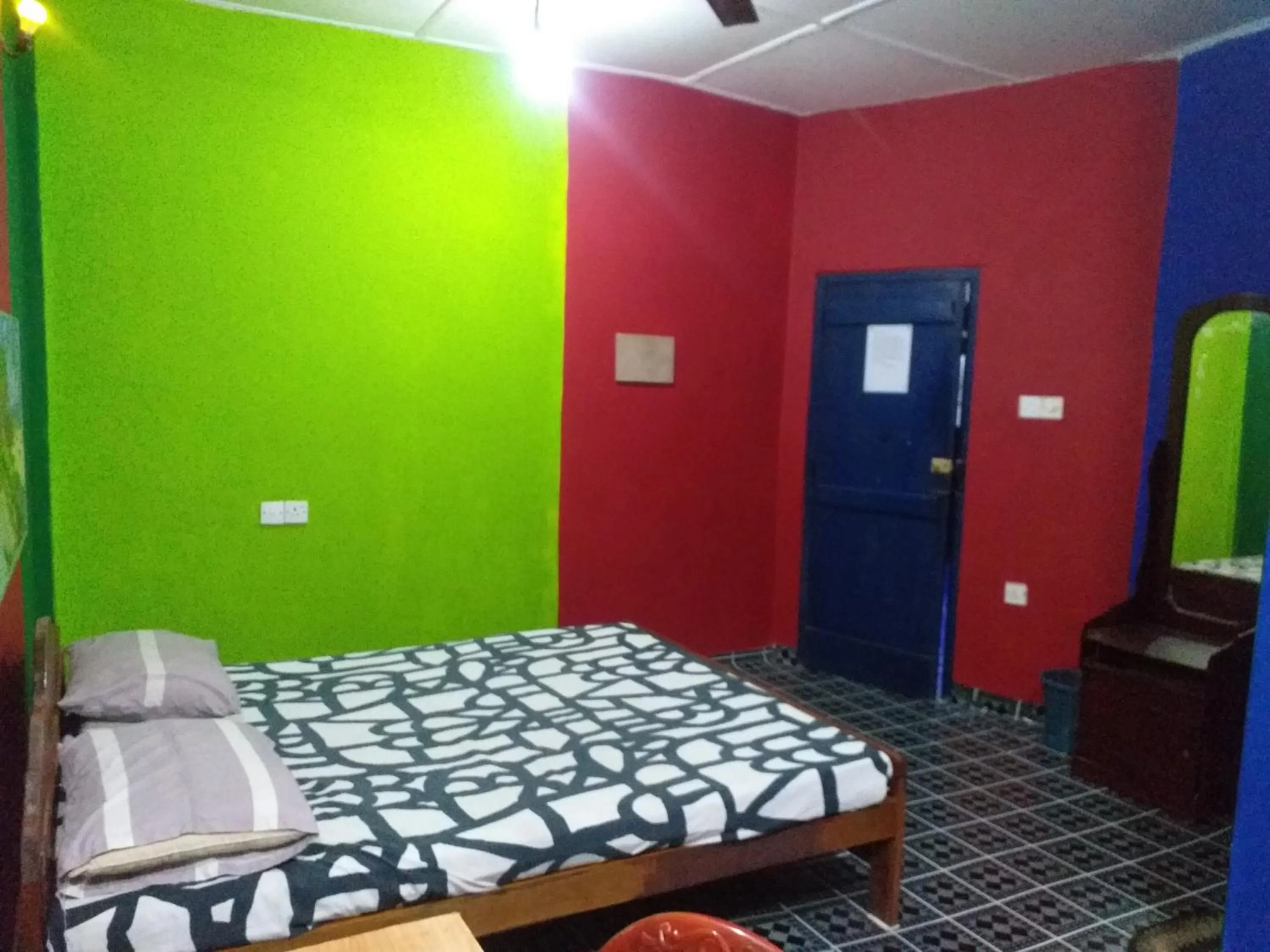 Bed in Erandi Holiday Home