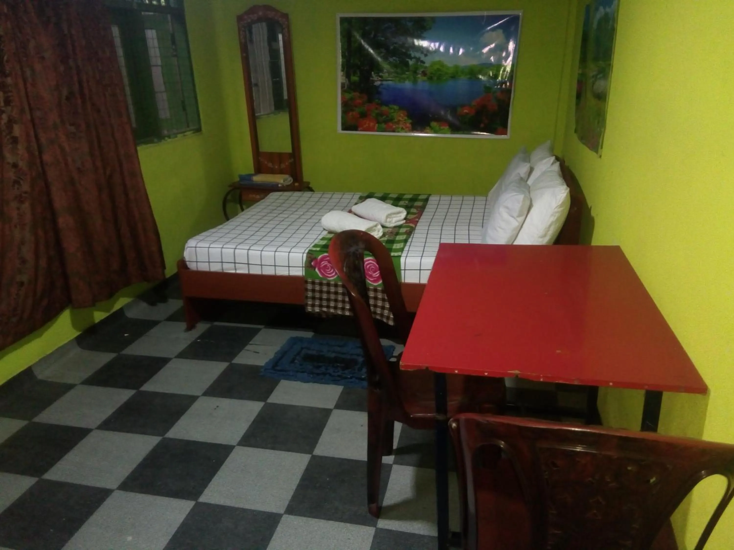 Bed in Erandi Holiday Home