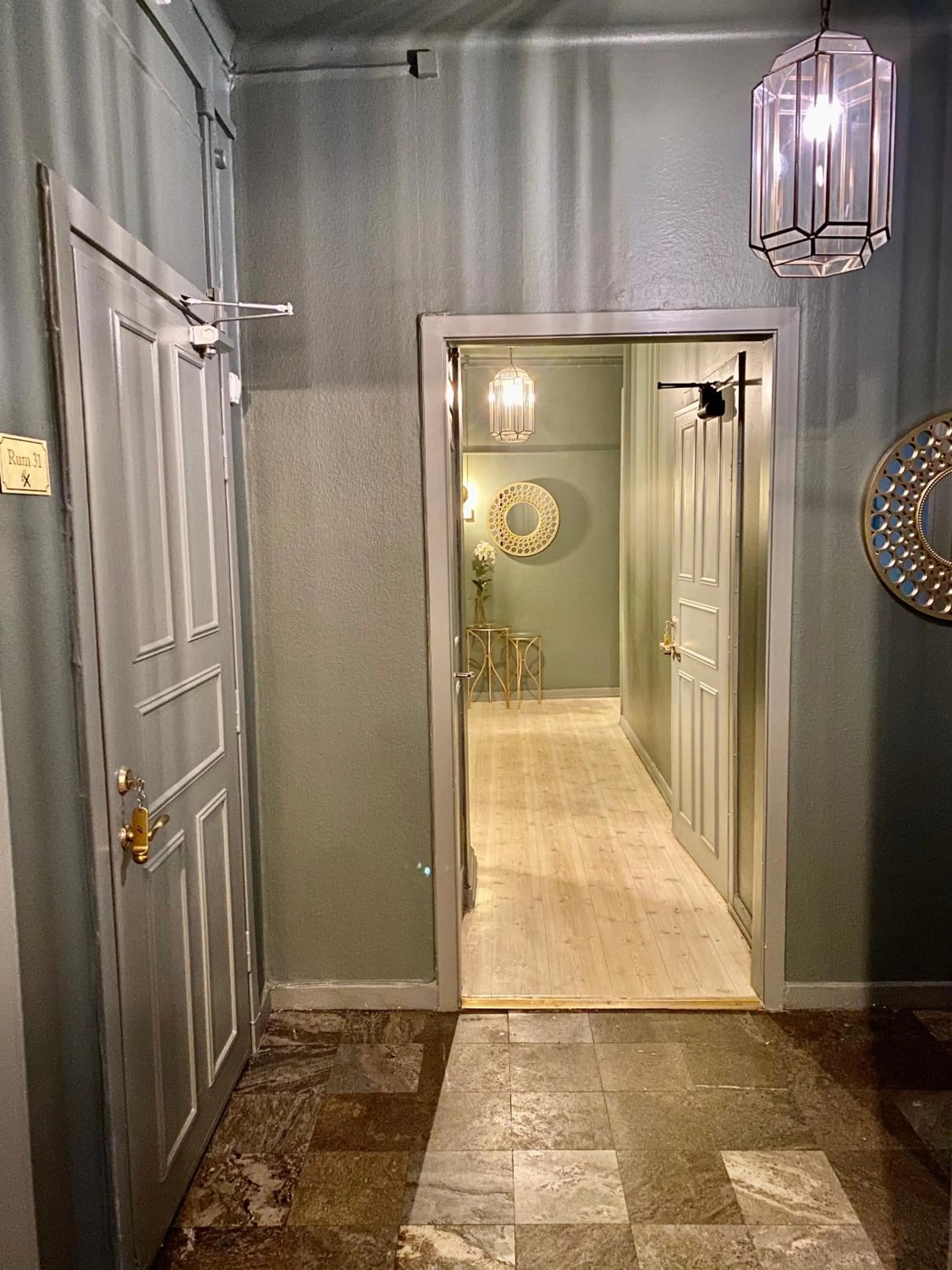 Bathroom in Hotell Göta