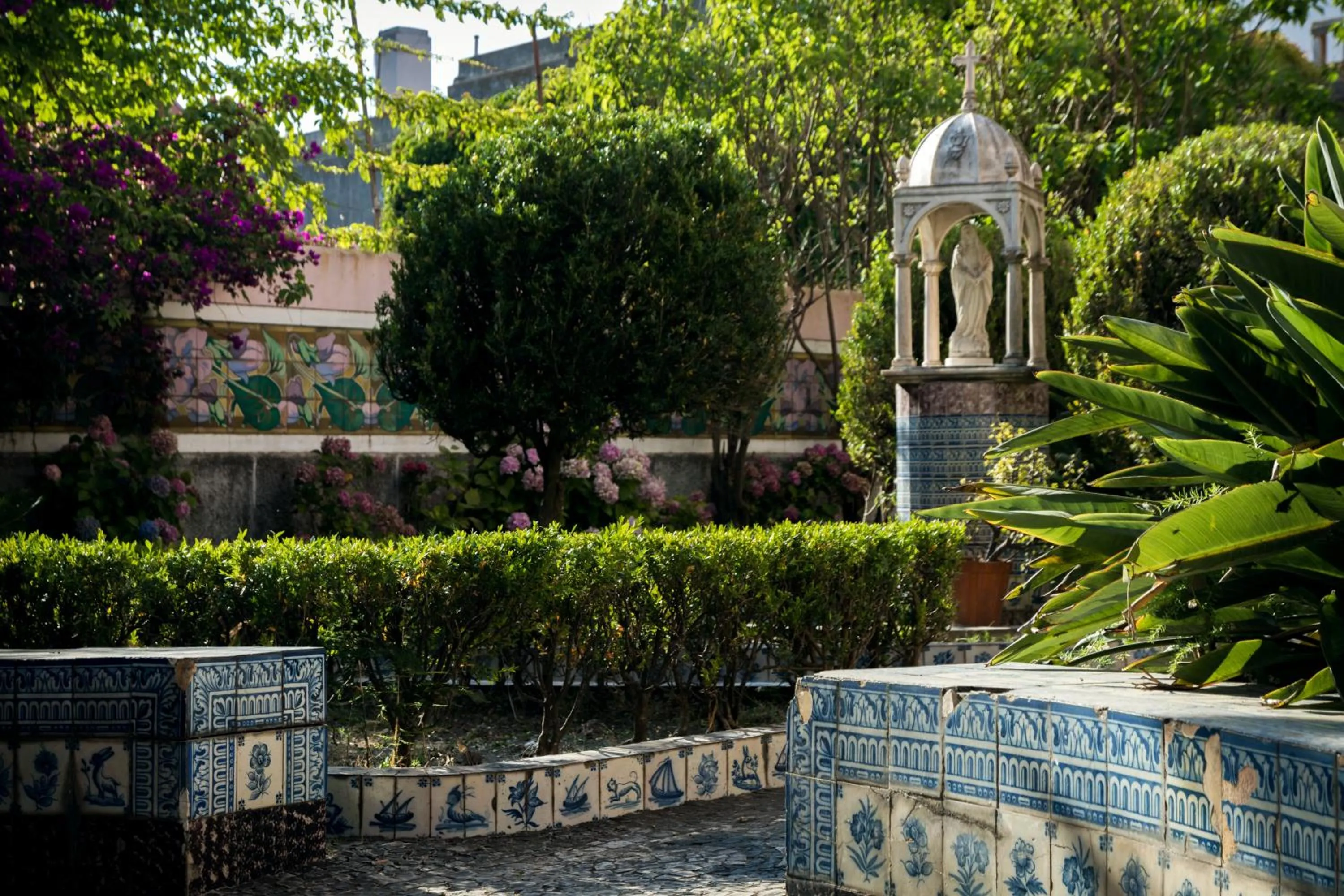 Garden in Sant Jordi Hostels Lisbon