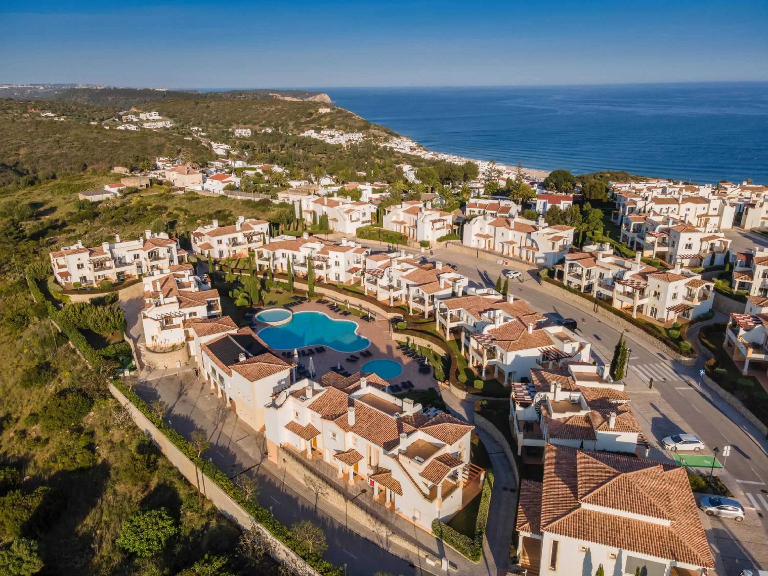 Bird's eye view in NAU Salema Beach Village
