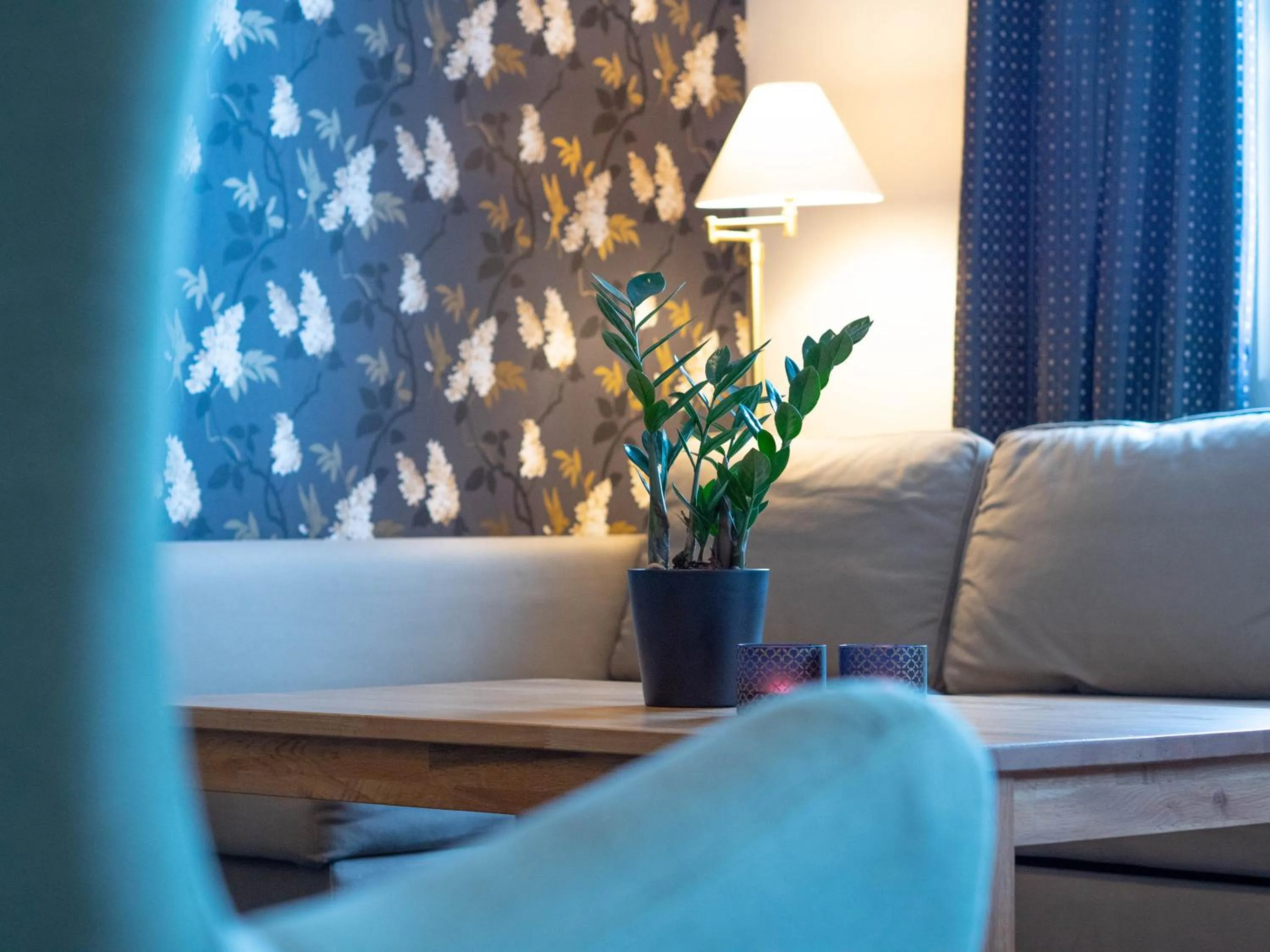 Living room in Björkbackens Karaktärshotell