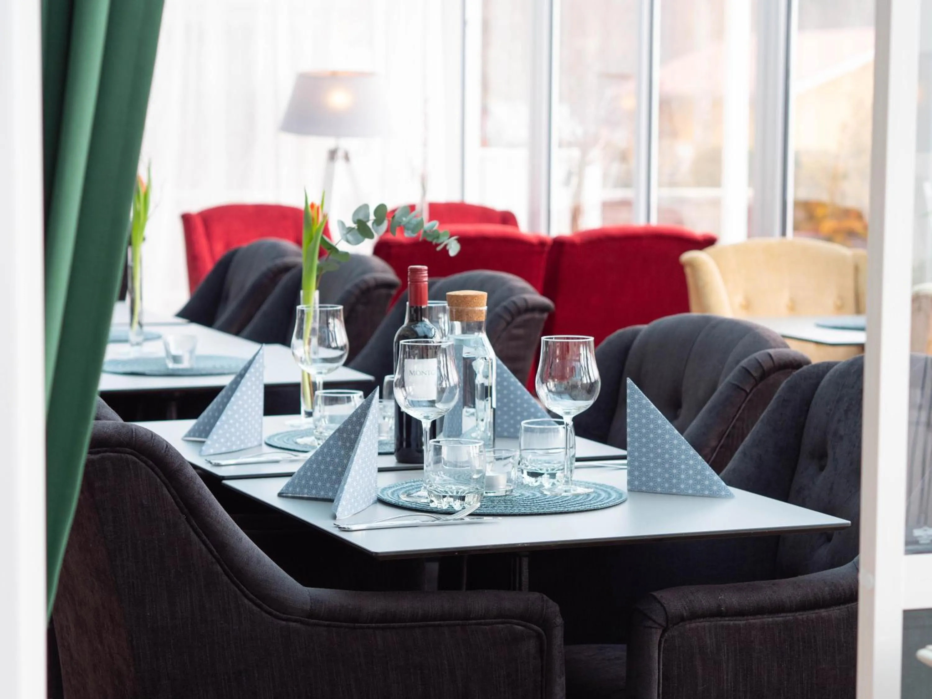 Lounge or bar in Björkbackens Karaktärshotell