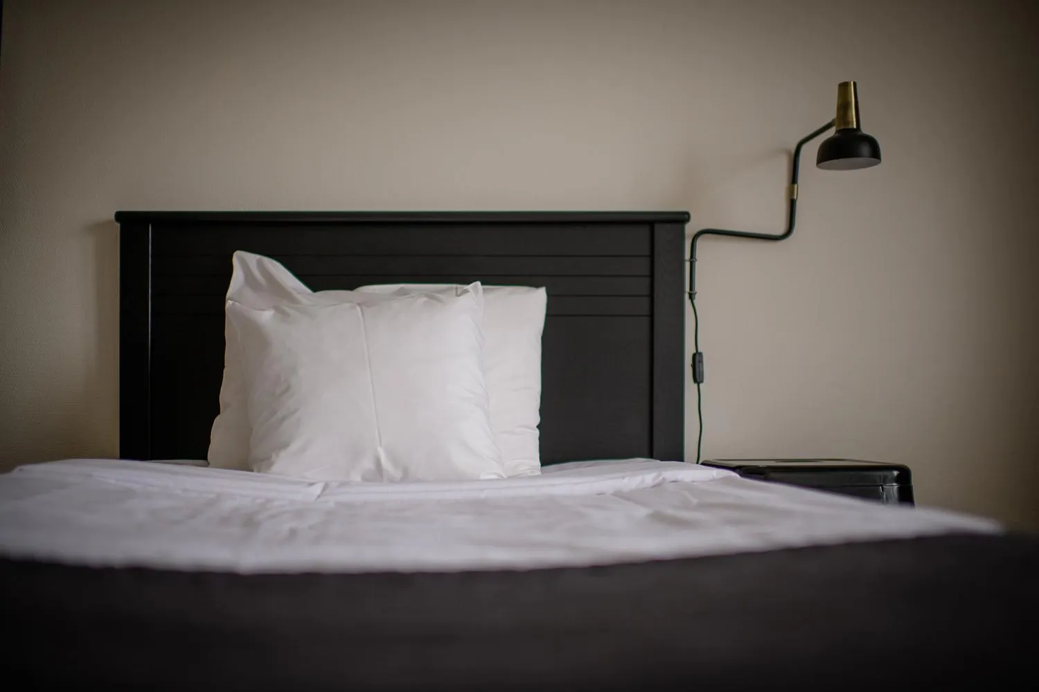 Bed in Hotell Alfred Nobel