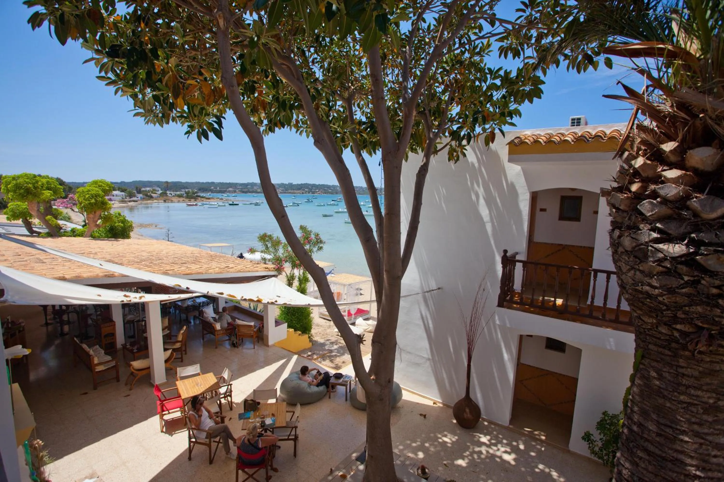 Bird's eye view in Hostal la Savina