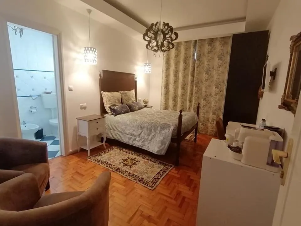 Coffee/tea facilities, Bed in Estalagem da Liberdade