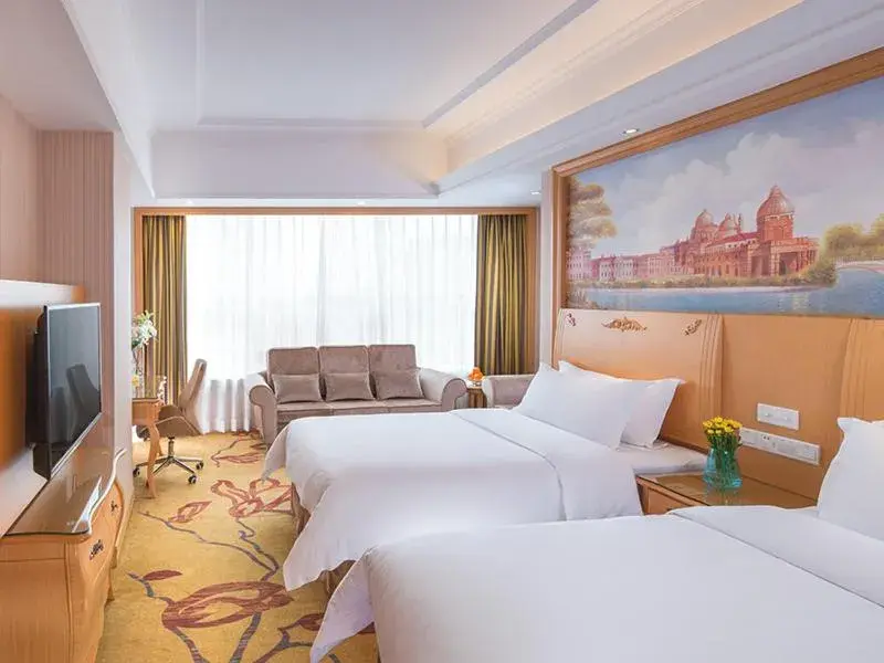 Bed in Vienna International Hotel Shenzhen Qianhai Bed in Vienna International Hotel Shenzhen Qianhai