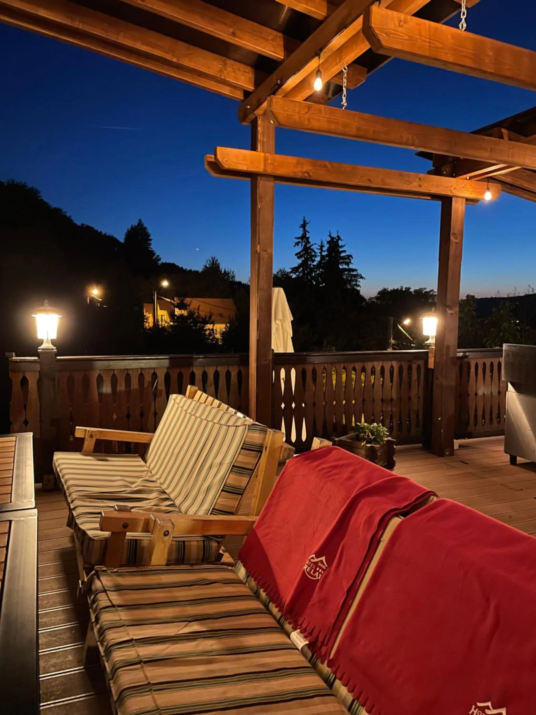 Sunset in Hotel Relax Sovata