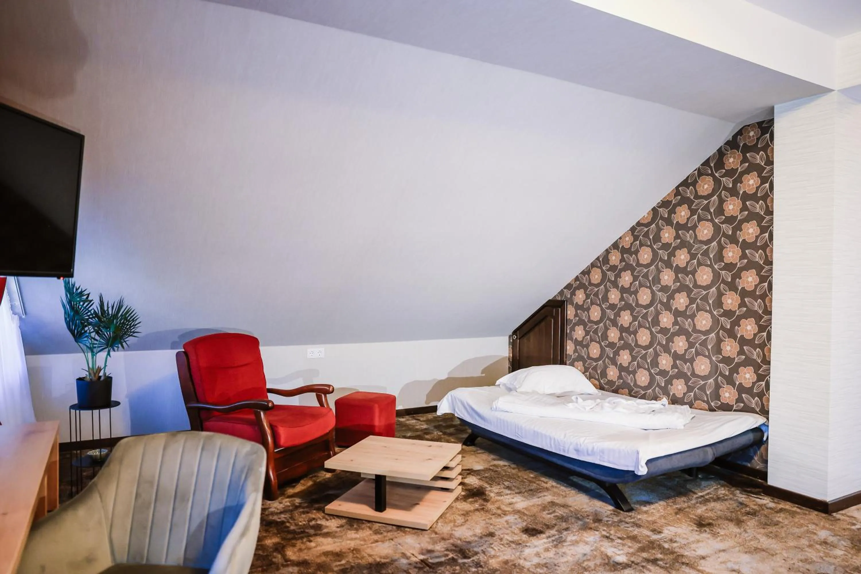 Bed in Hotel Relax Sovata