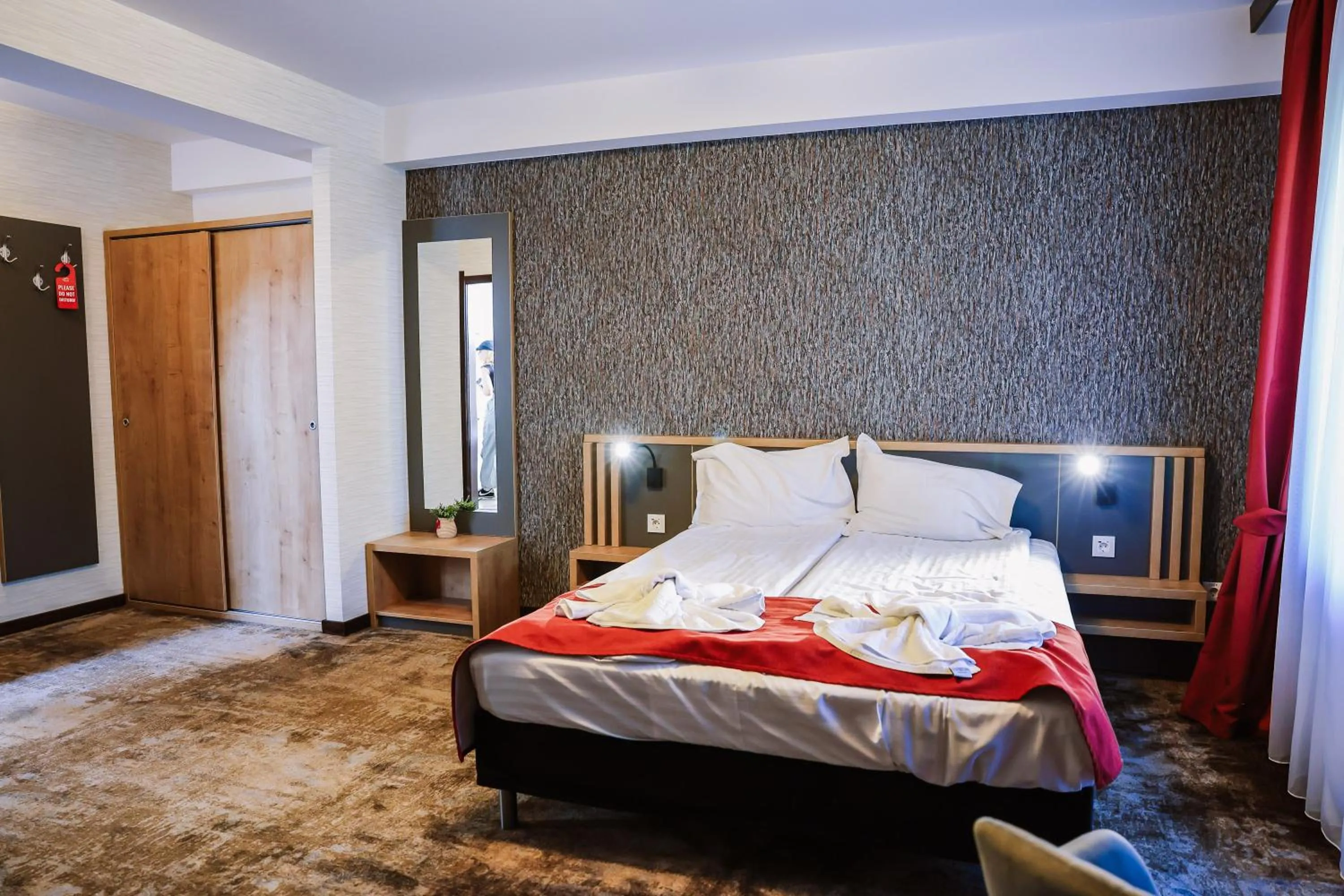 Bed in Hotel Relax Sovata