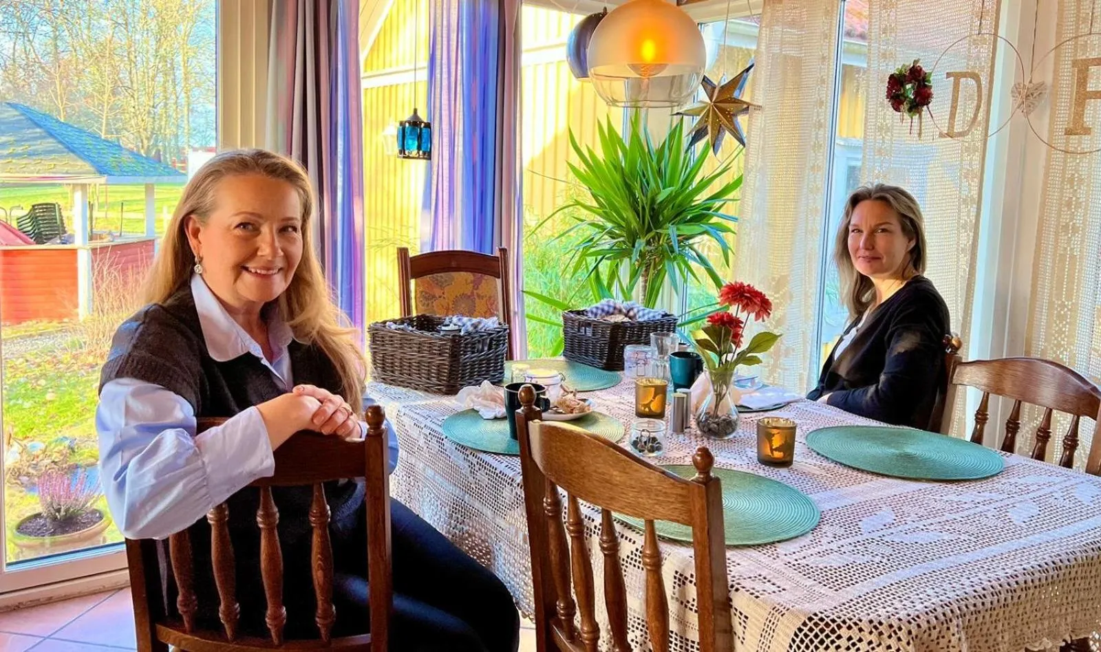 Dining area in Madam Blå Hotel